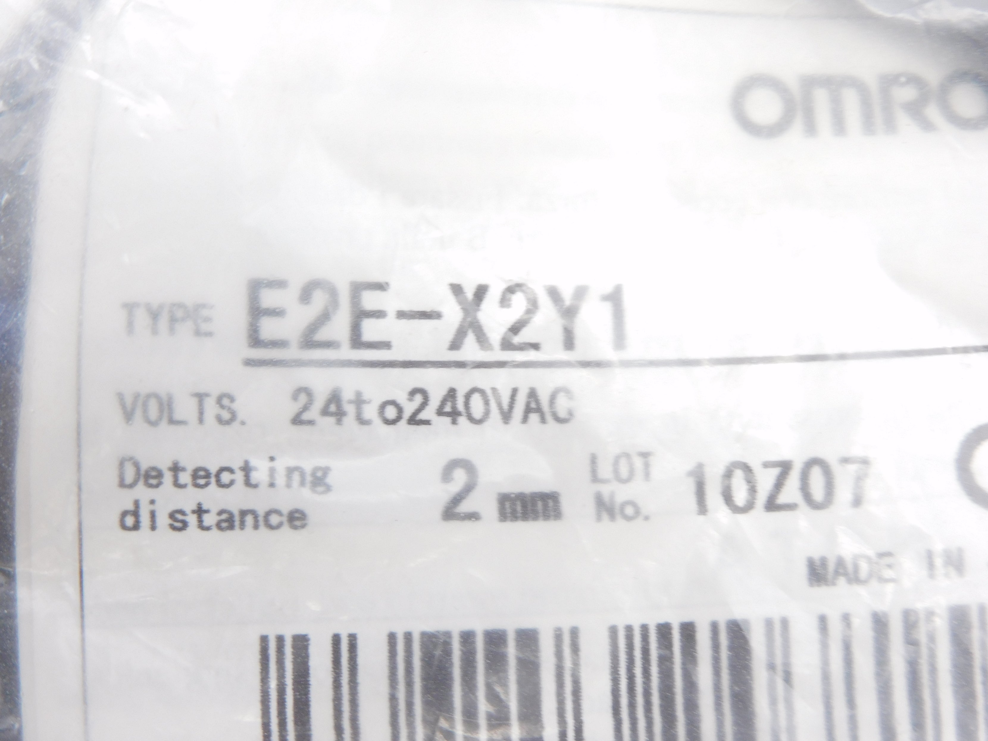 OMRON E2E-X2Y1 (2mm) NSMP