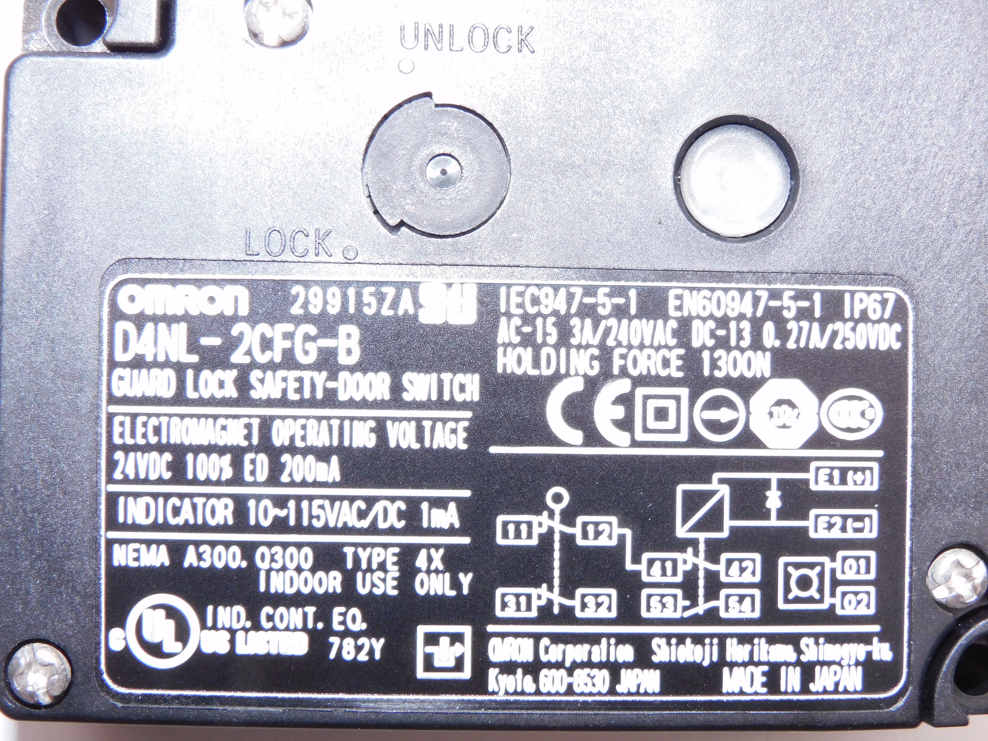 OMRON D4NL-2CFG-B NSMP