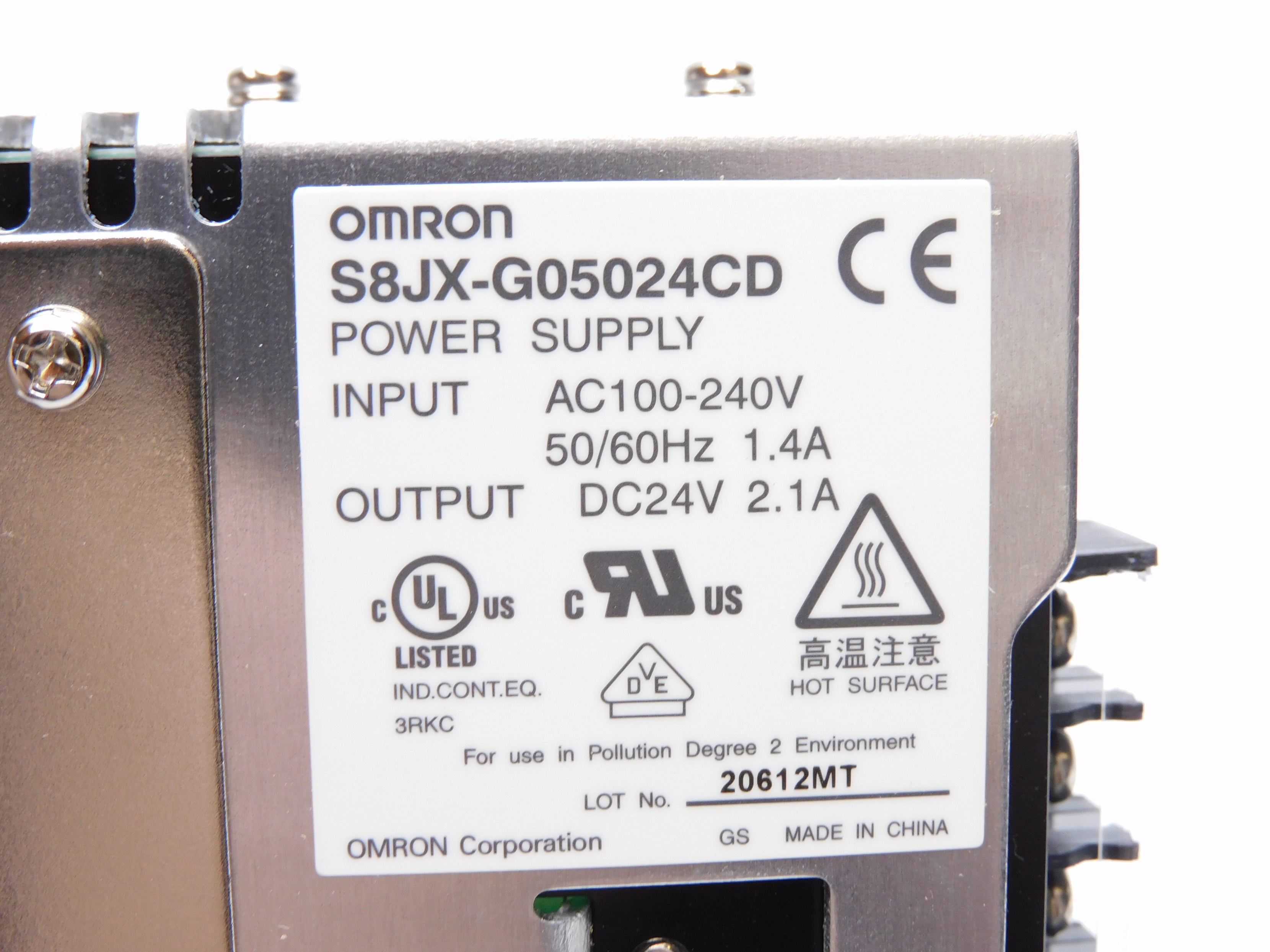 OMRON S8JX-G05024CD NSMP