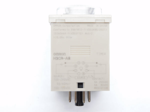 OMRON H3CR-A8 100-240VAC 5A 1.2S-300H NSMP