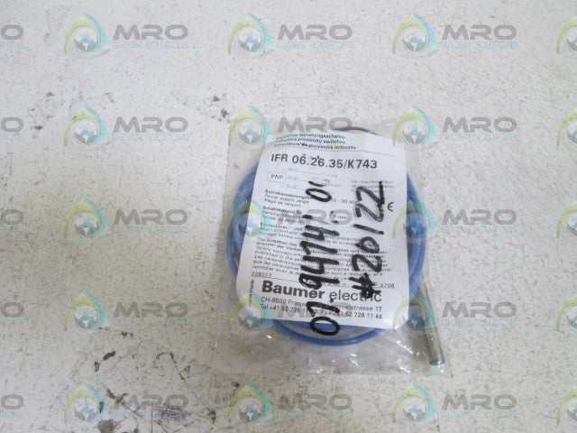BAUMER INDUCTIVE PROX. SWITCH IFR06.26.35/K743 * NEW IN FACTORY BAG *