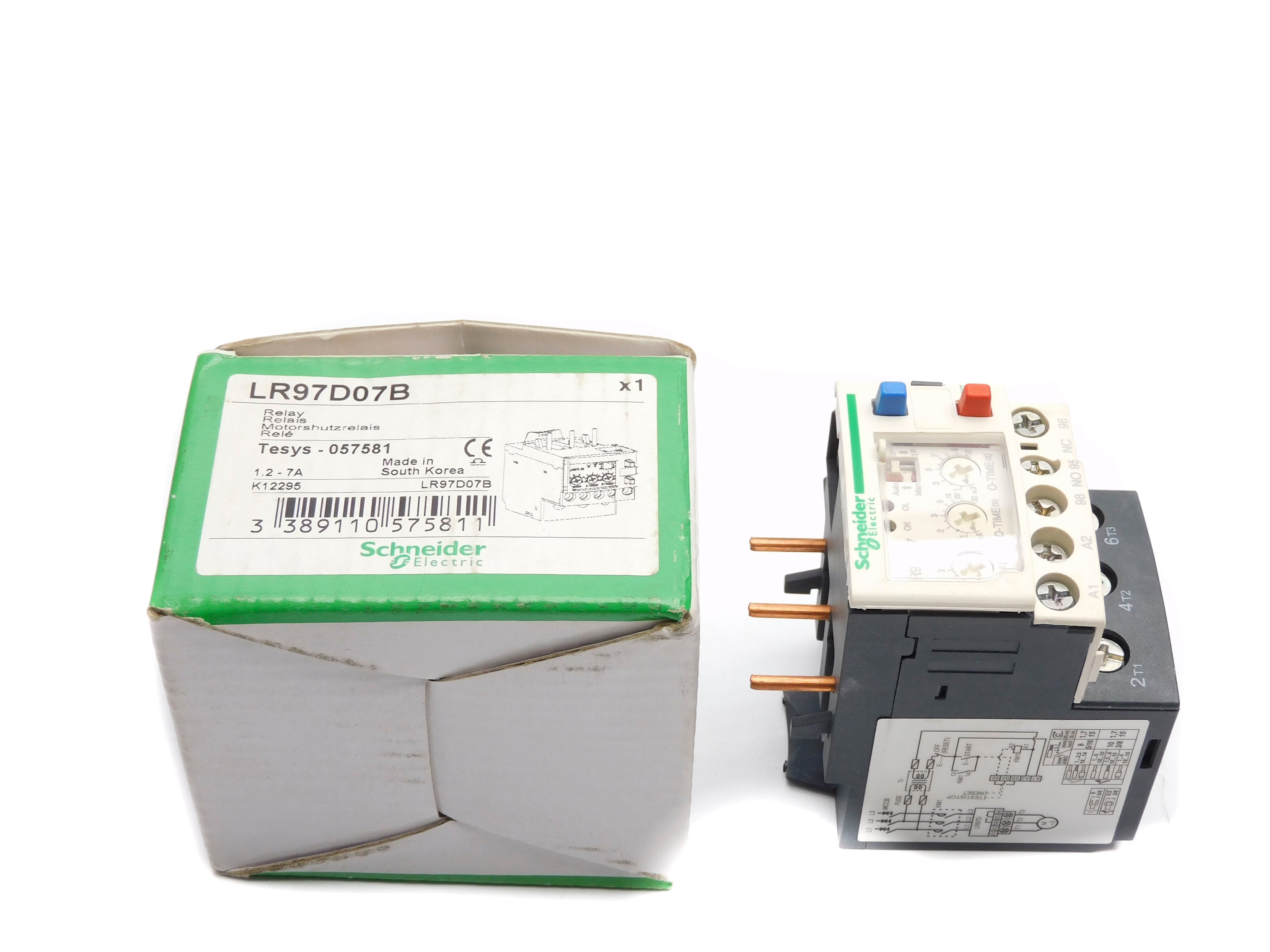 SCHNEIDER LR97D07B 24VAC/DC 1.2-7A NSMP