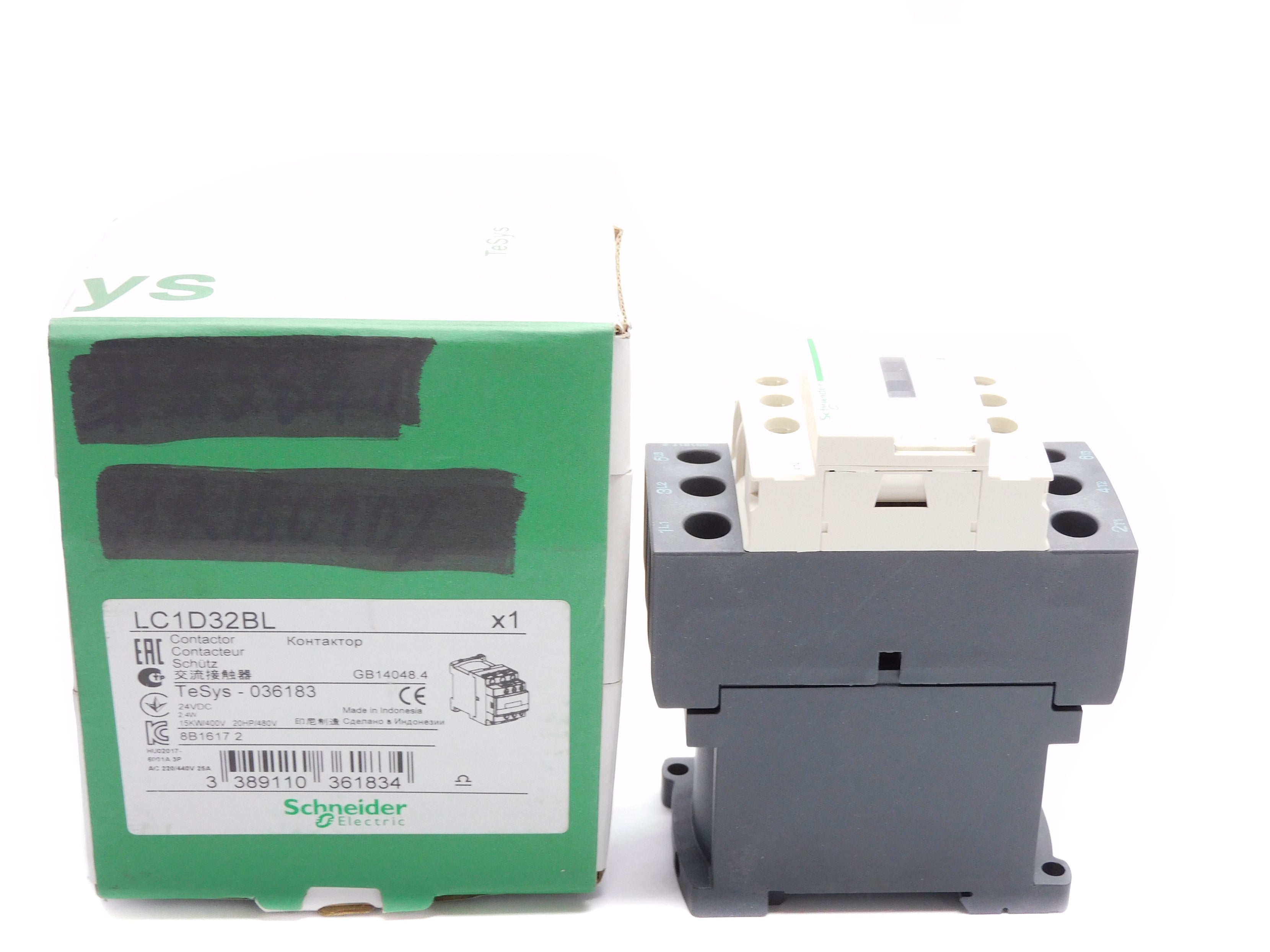 SCHNEIDER LC1D32BL 24VDC NSMP