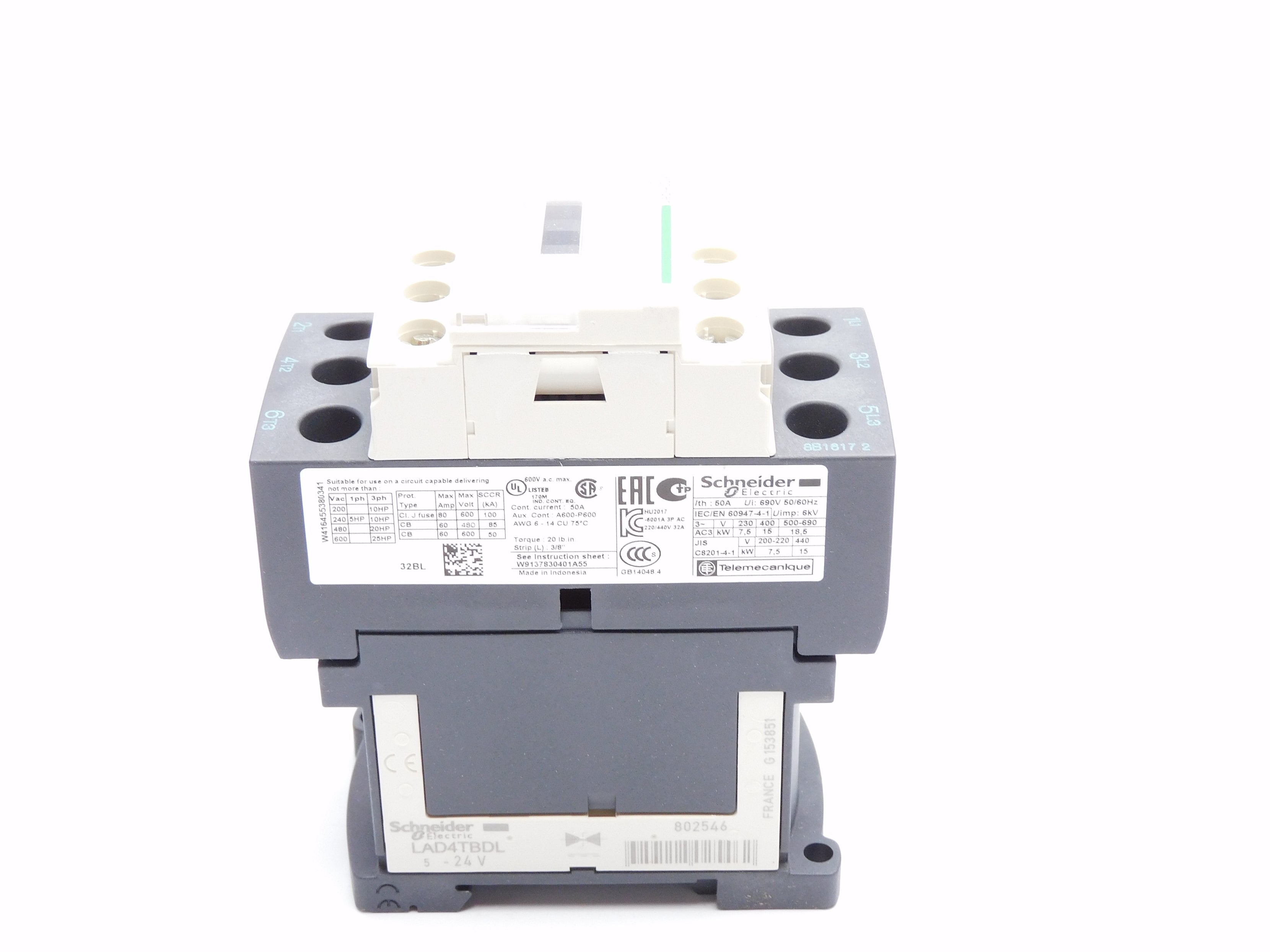 SCHNEIDER LC1D32BL 24VDC NSMP