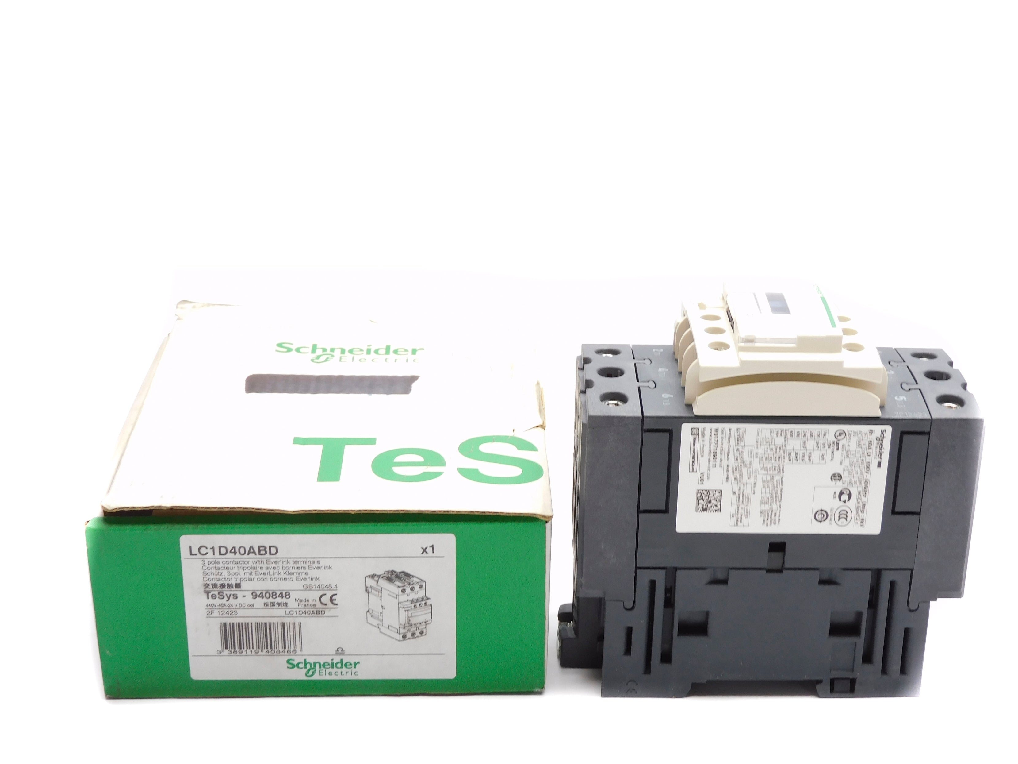 SCHNEIDER ELECTRIC LC1D40ABD 24VDC NSMP
