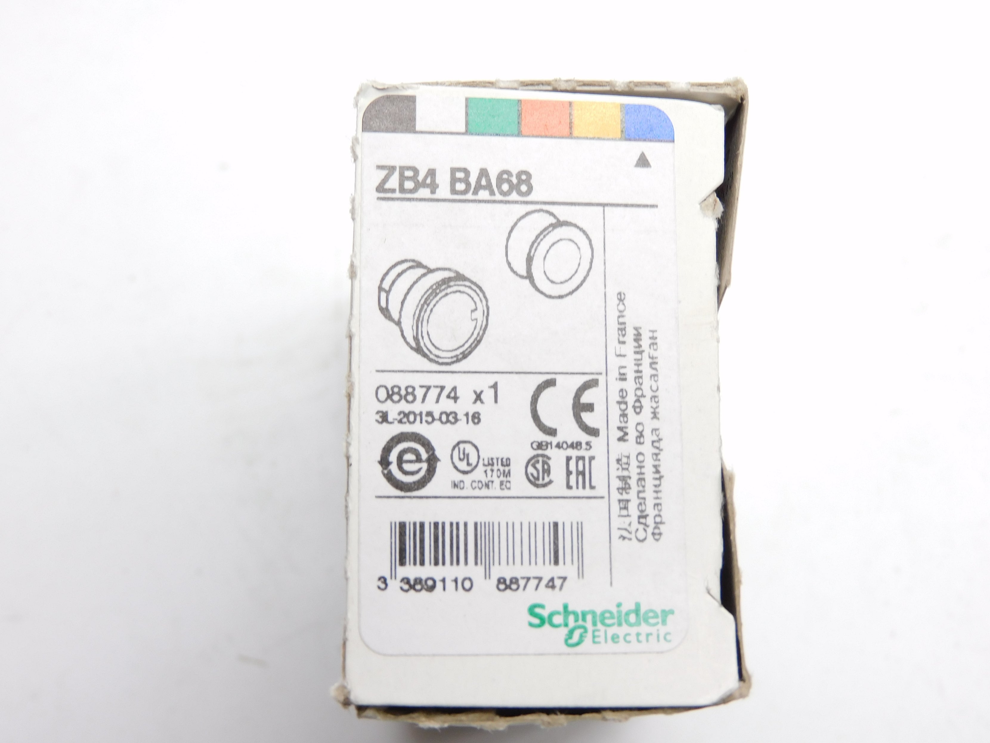 SCHNEIDER ZB4BA68 NSMP