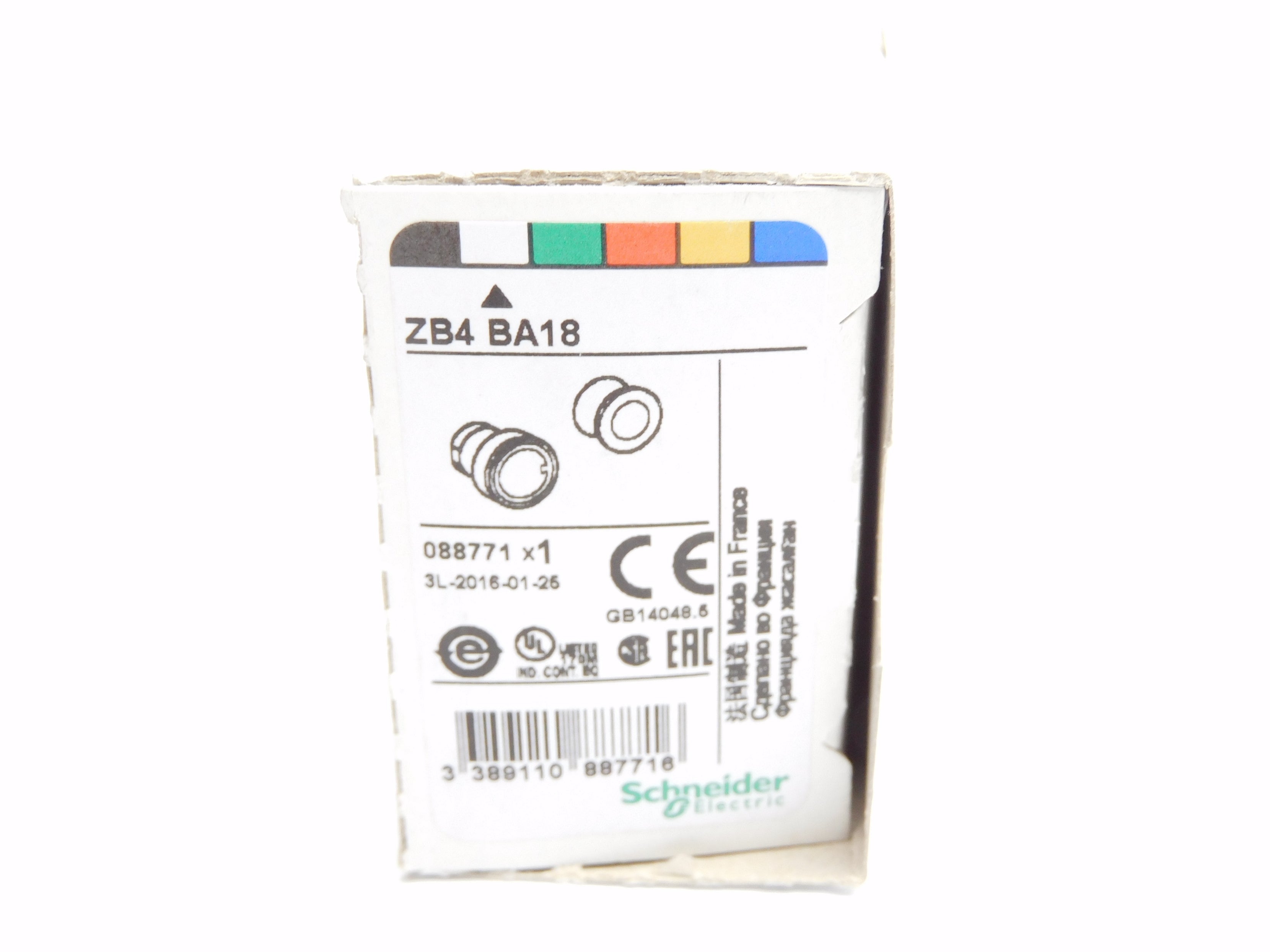 SCHNEIDER ZB4BA18 NSMP