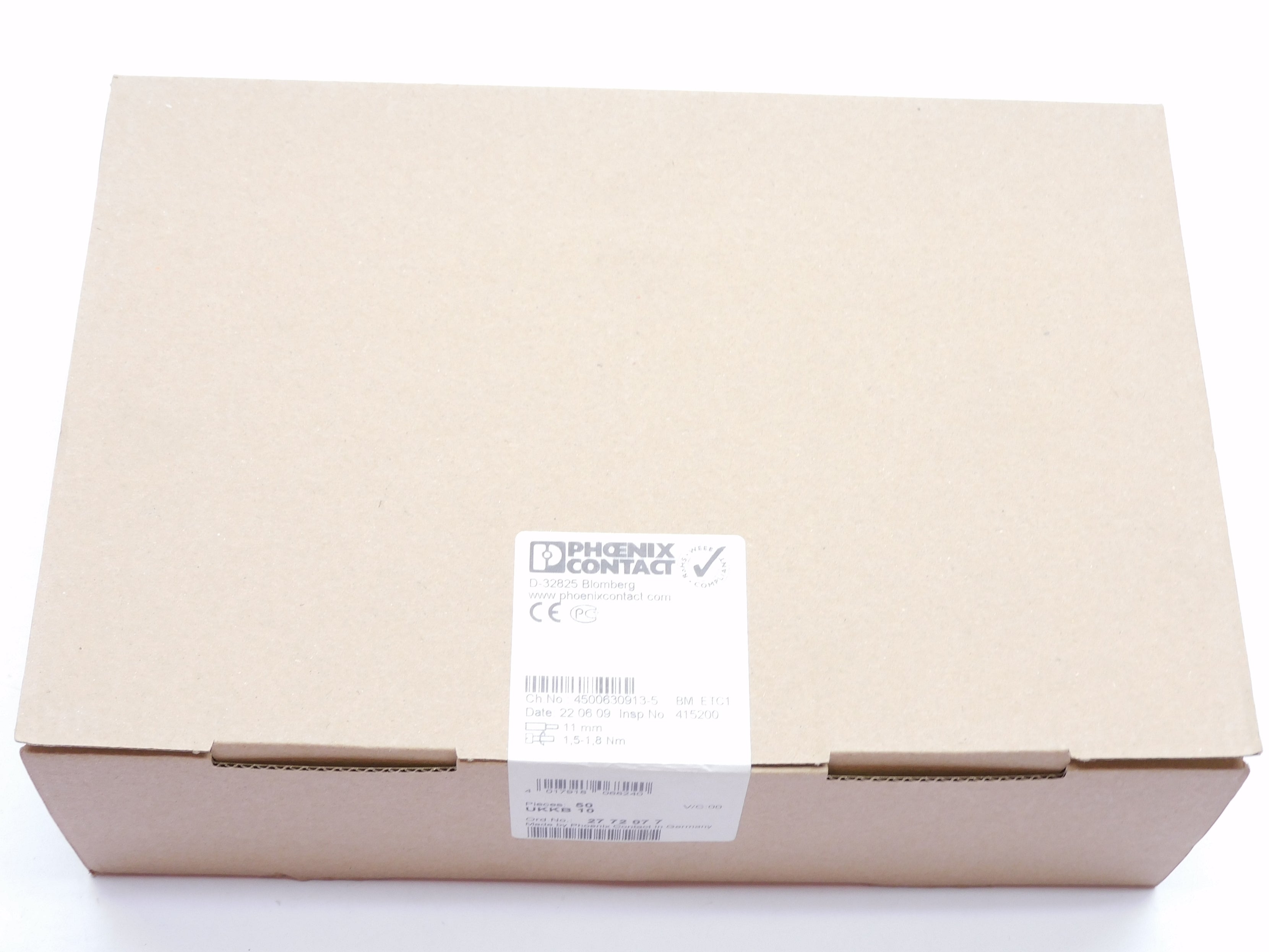 PHOENIX CONTACT UKKB10 (PKG OF 50) NSFS