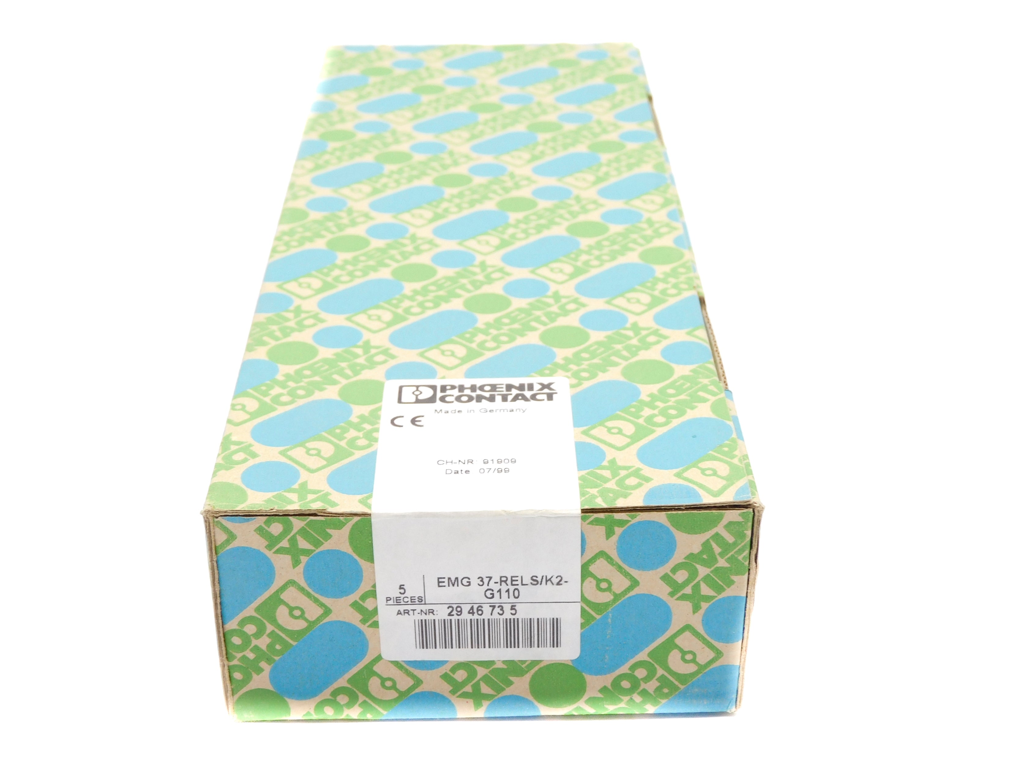 PHOENIX CONTACT EMG37-RELS/K2-G110 2946735 (PKG OF 5) NSFS