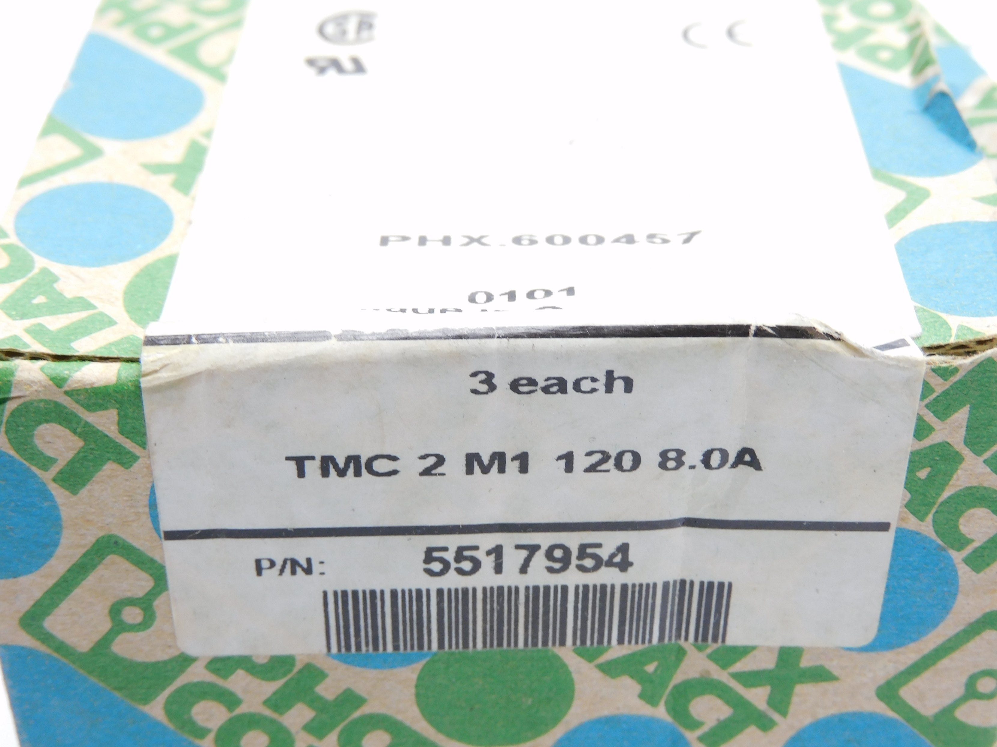 PHOENIX CONTACT TMC 2 M1 120 8 0A 120V (PKG OF 3) NSFS