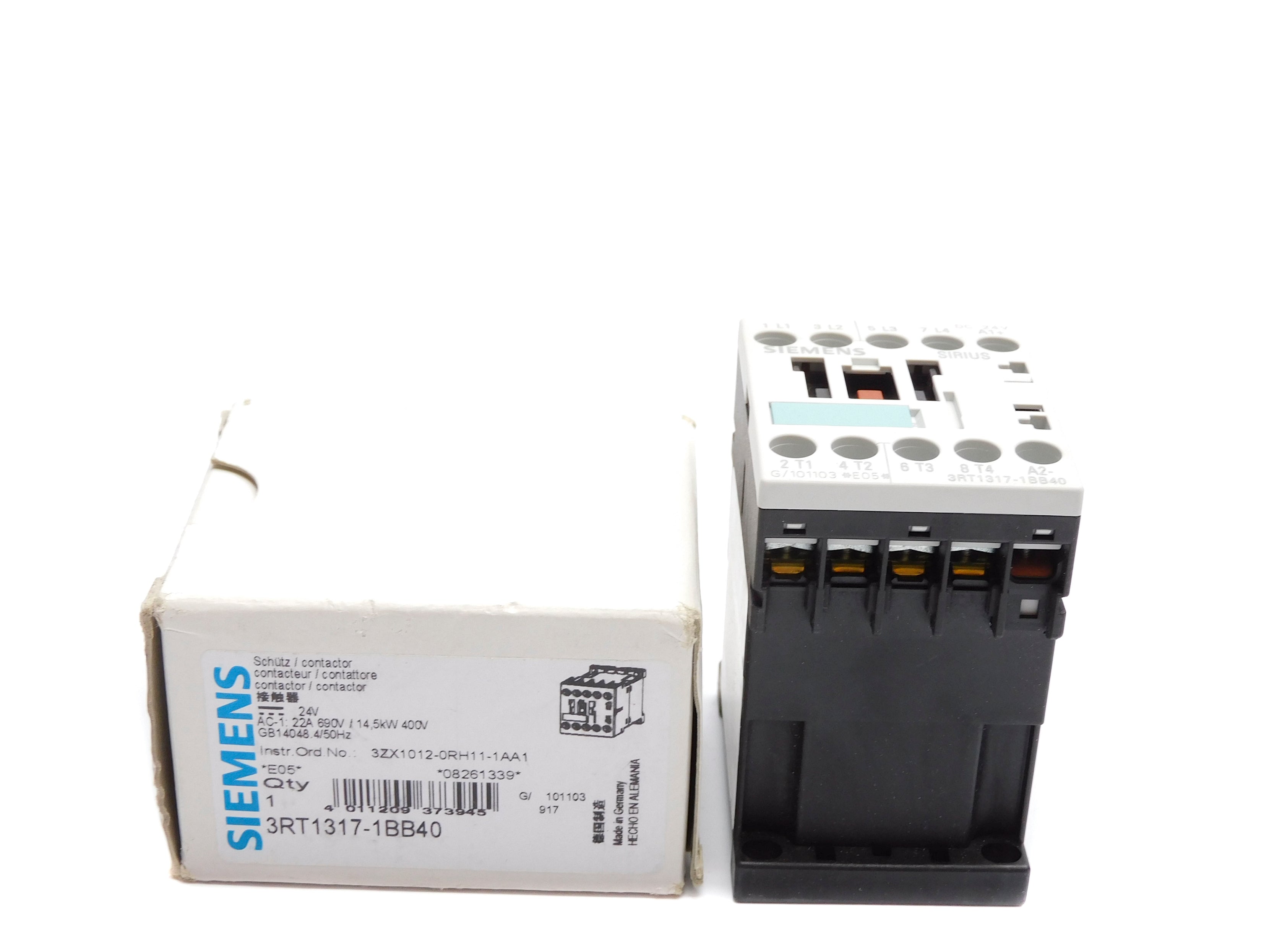 SIEMENS 3RT1317-1BB40 24V NSMP