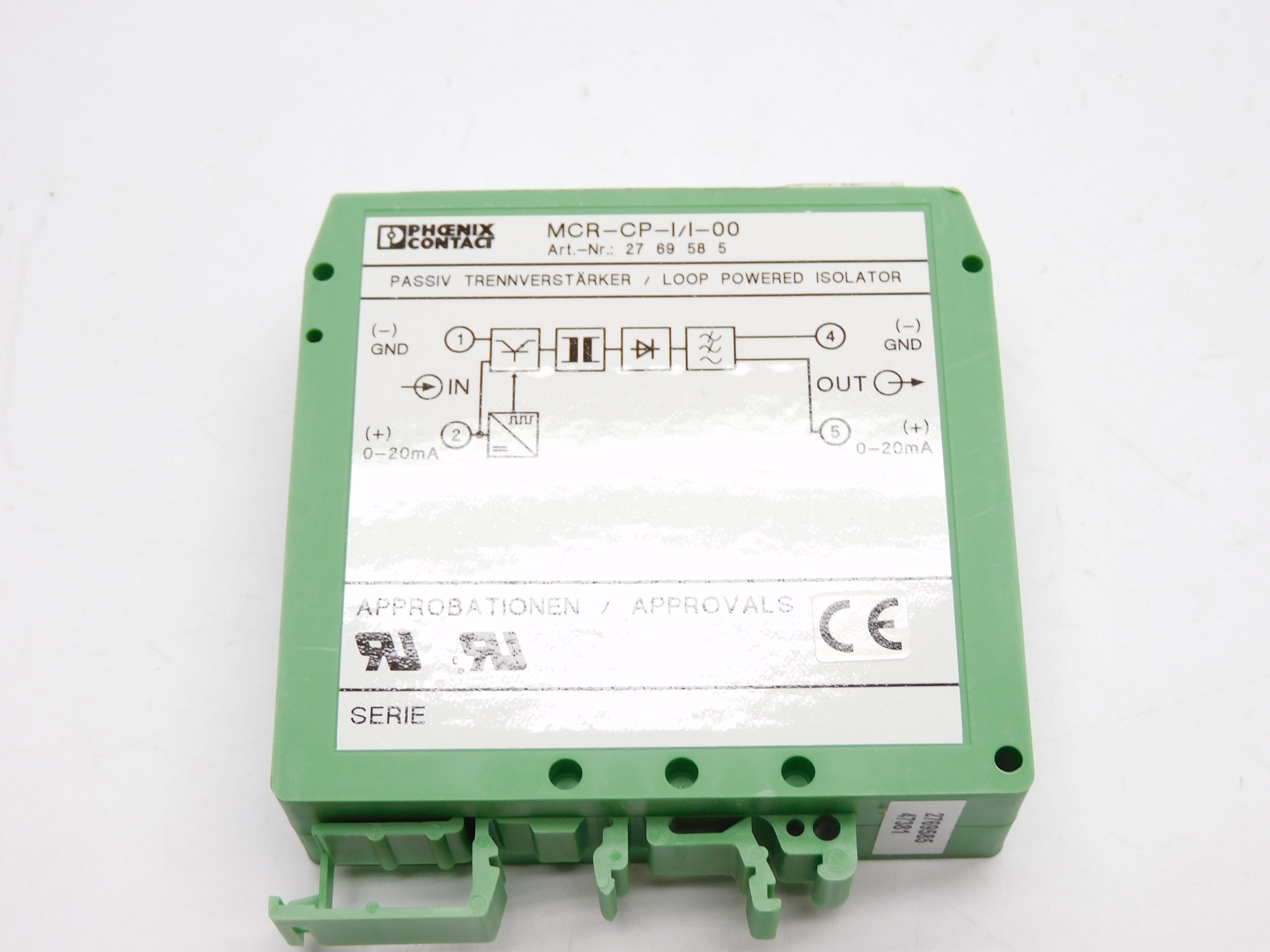 PHOENIX CONTACT MCR-CP-I-I-00 2769585 6.5V NSMP