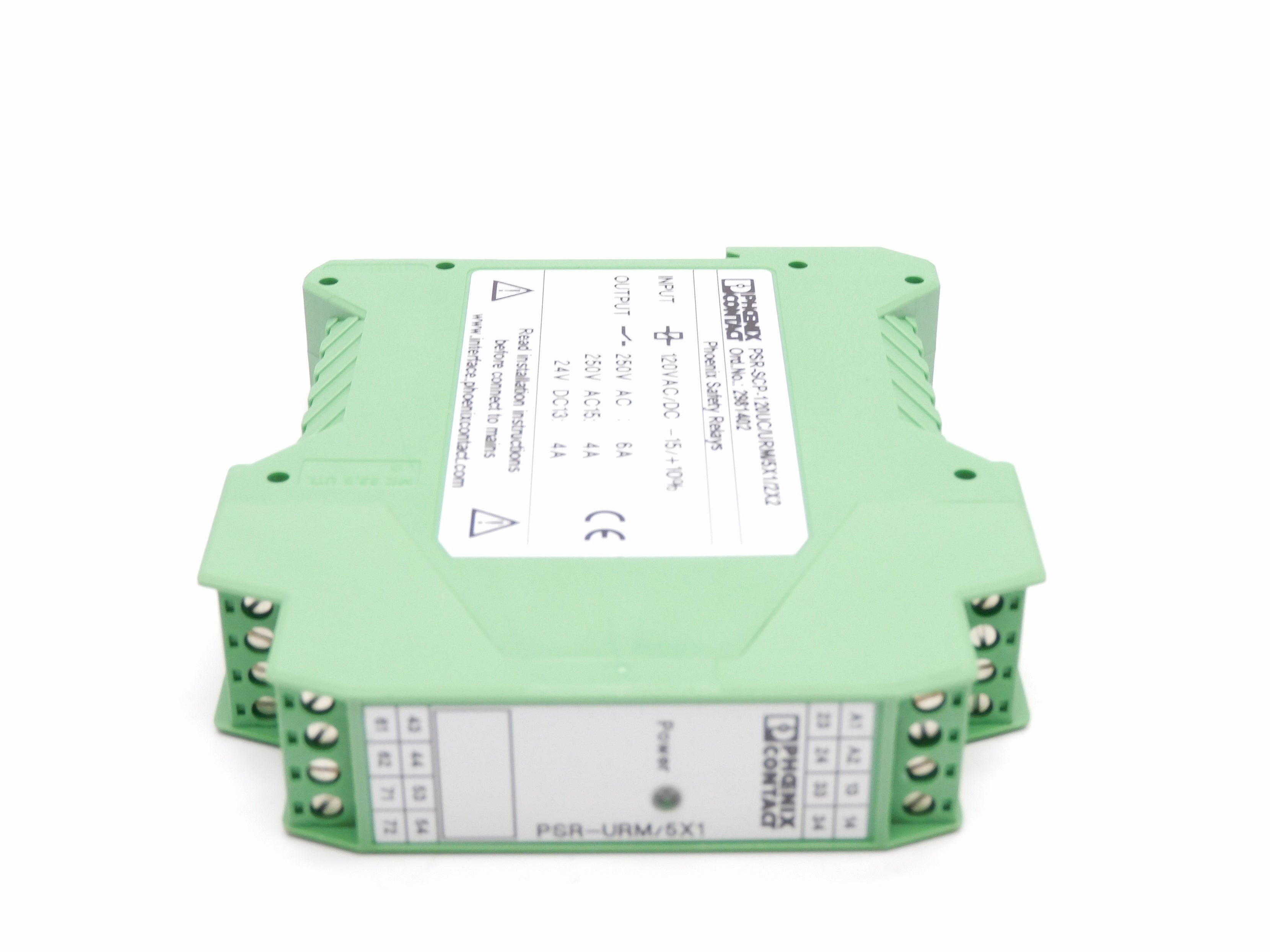PHOENIX CONTACT PSR-SCP-120UC/URM/5X1/2X2 120VAC/DC 6A NSMP