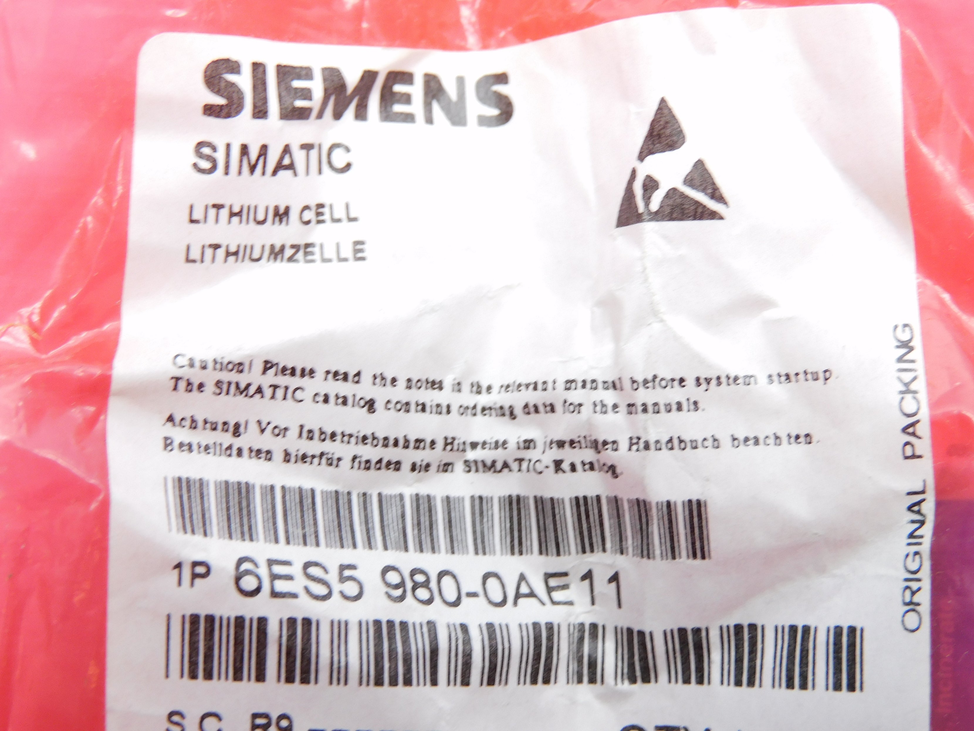SIEMENS 6ES59800AE11 NSMP