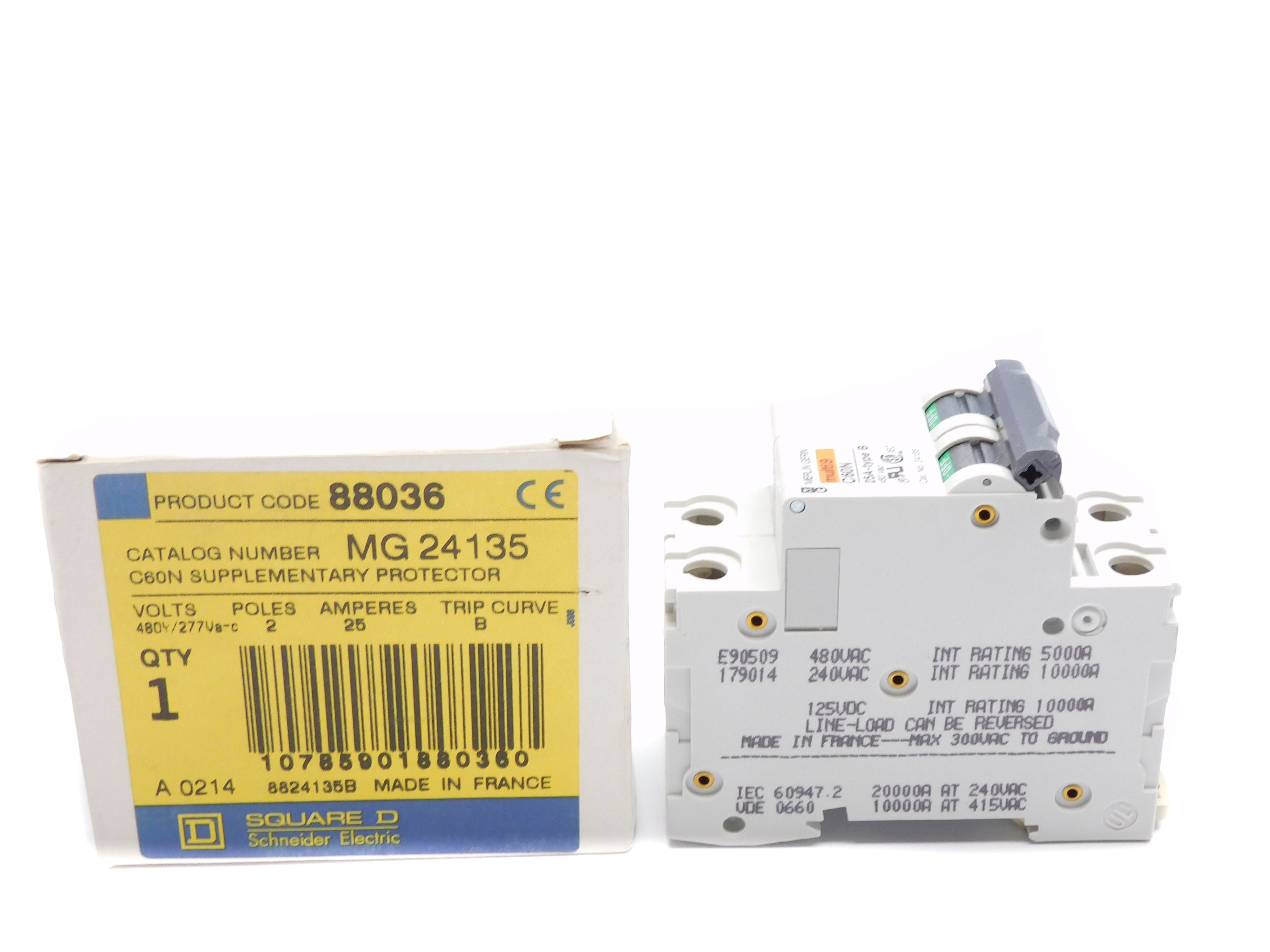 SQUARE D MG24135 25A 480/277VAC NSMP