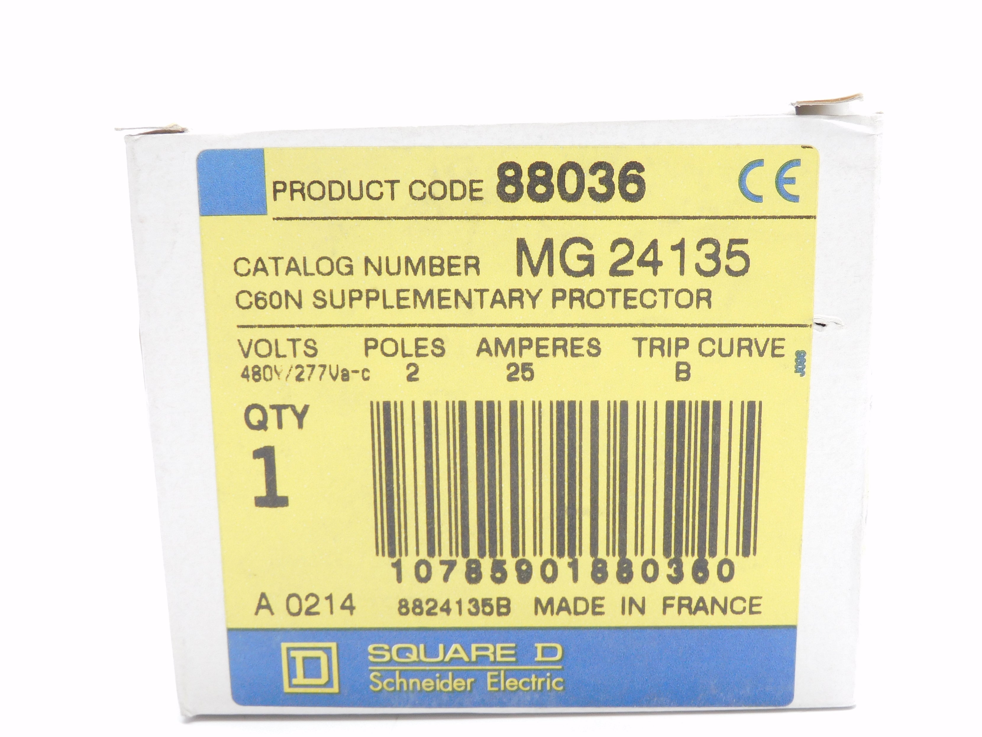 SQUARE D MG24135 25A 480/277VAC NSMP