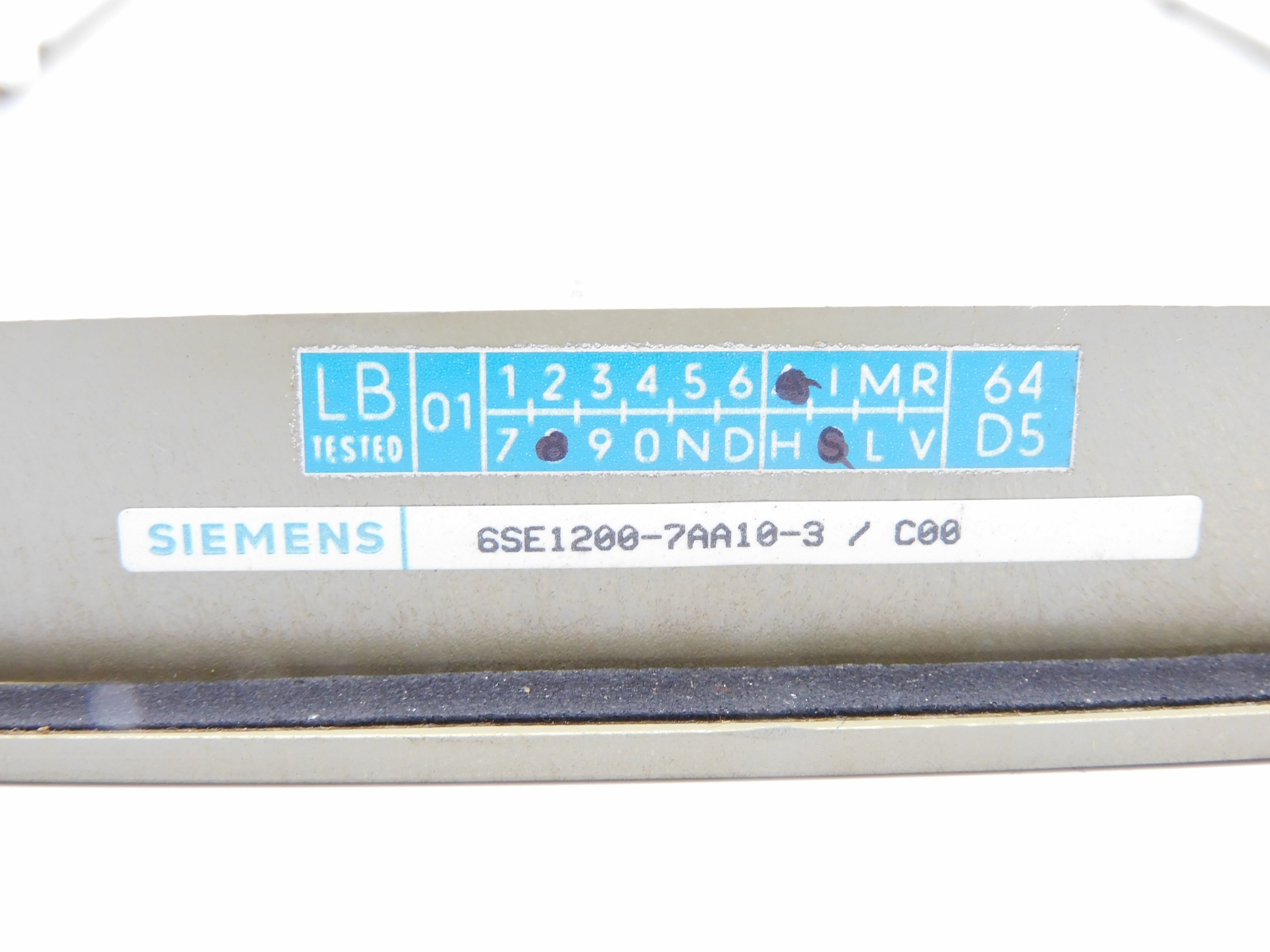 SIEMENS 6SE1200-7AA10-3 A1-108-101-002-IS02 UNMP