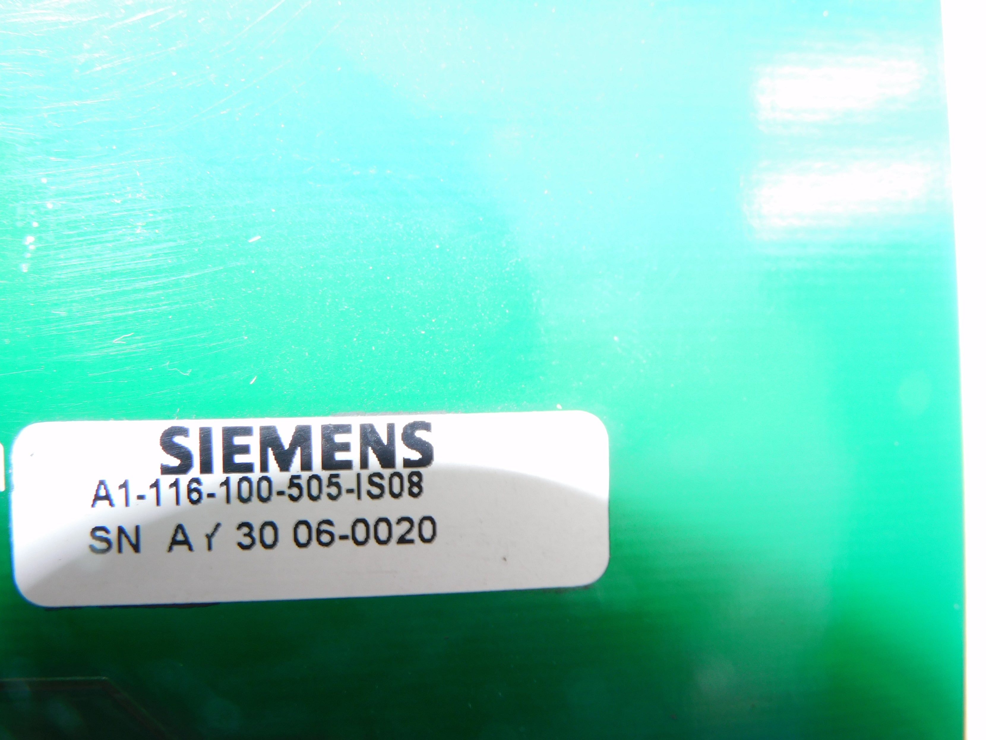 SIEMENS A1-116-100-505-IS08 UNMP