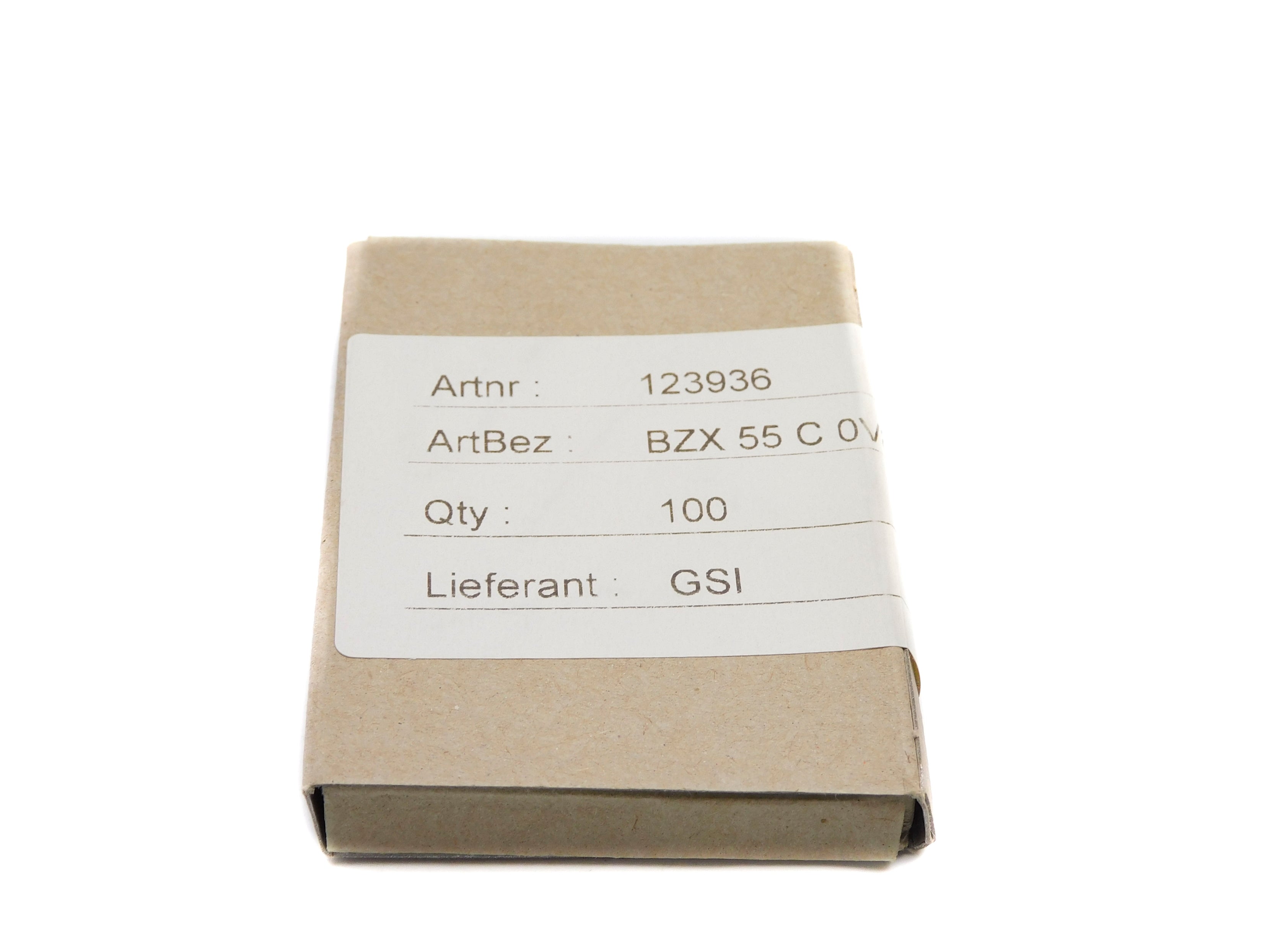INDUSTRIAL MRO BZX55C0V8  (PKG OF 100) NSFS