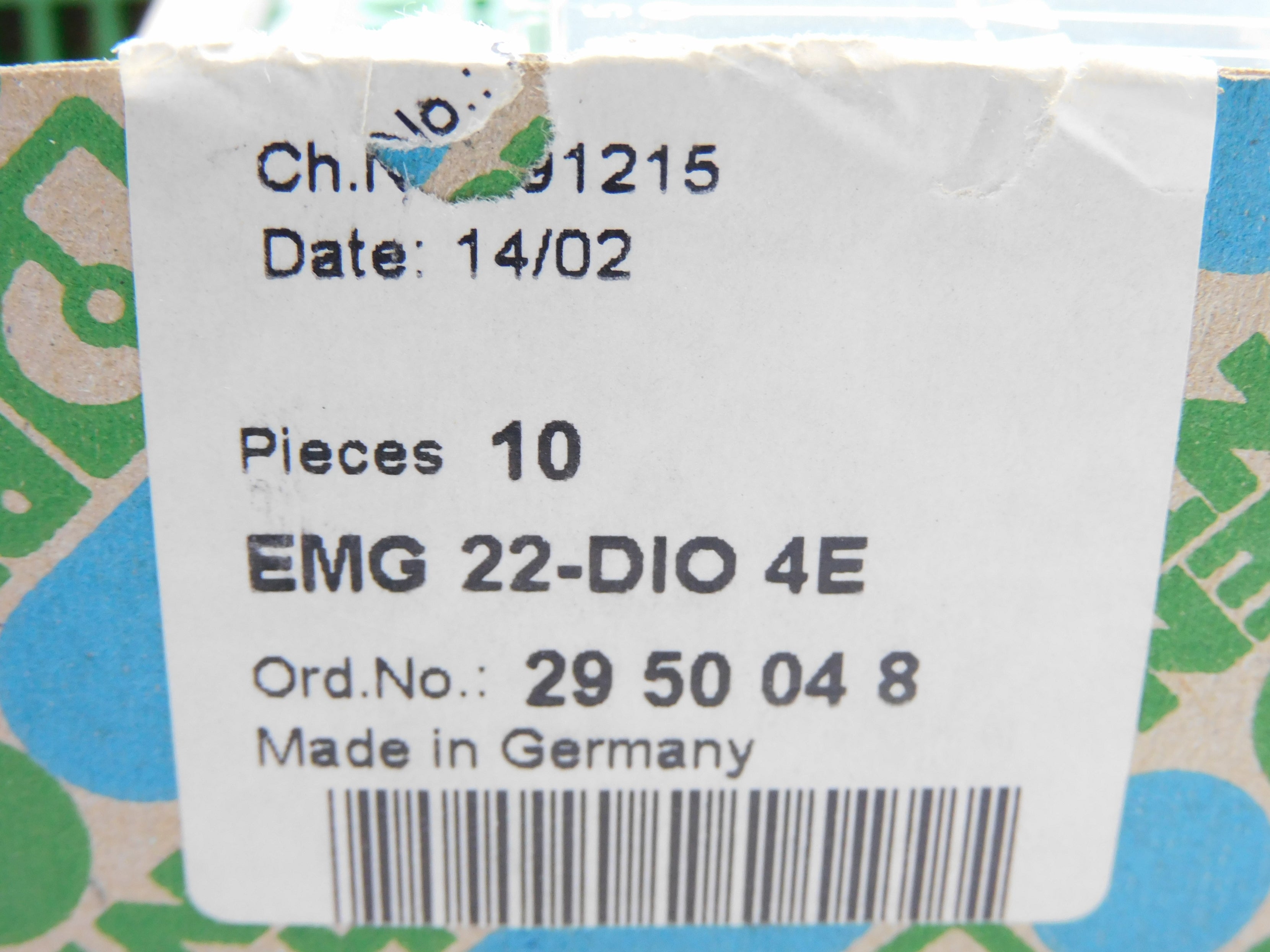 PHOENIX CONTACT EMG22-DIO4E (PKG OF 10) NSMP
