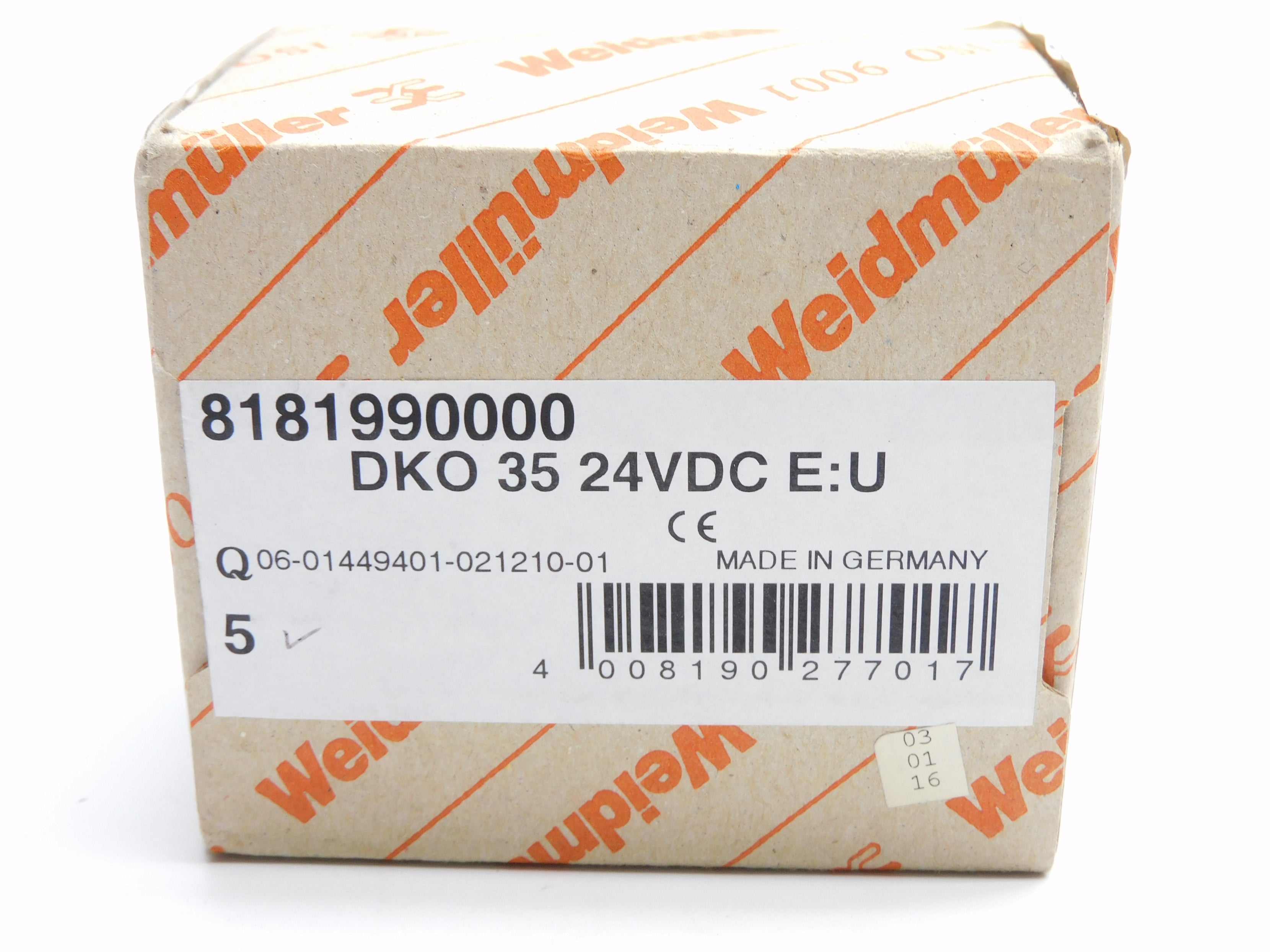 WEIDMULLER 8181990000 (PKG OF 5) NSMP