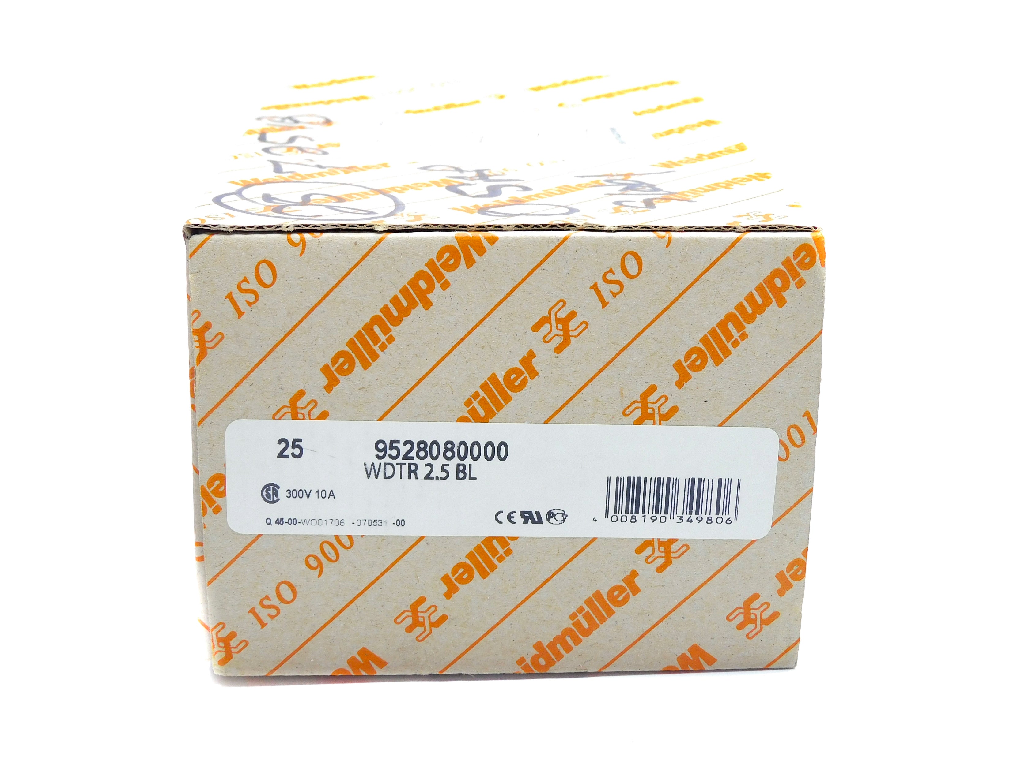 WEIDMULLER WDTR2.5BL (PKG OF 25) NSMP