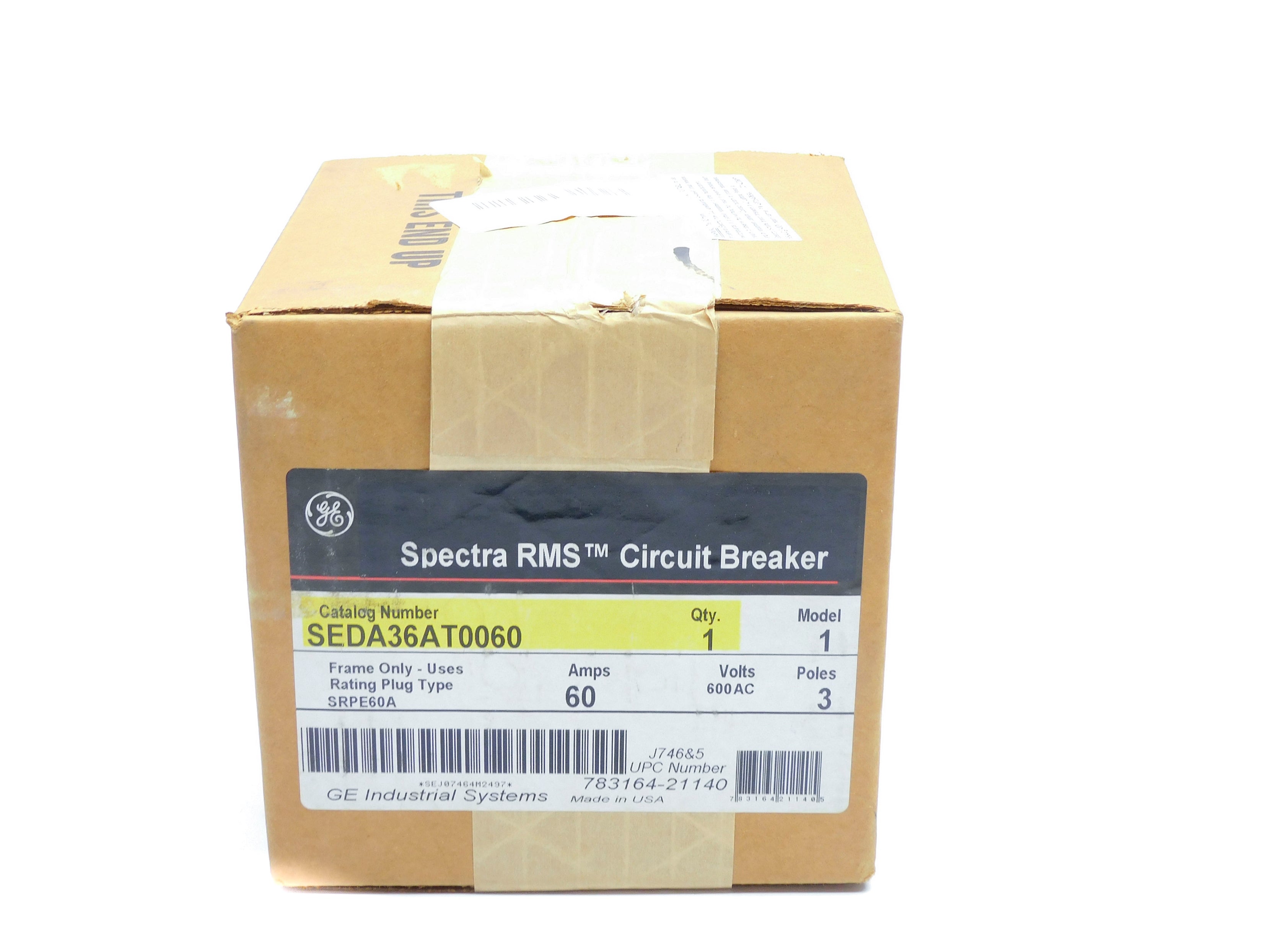 GENERAL ELECTRIC SEDA36AT0060 60A 600VAC NSFS