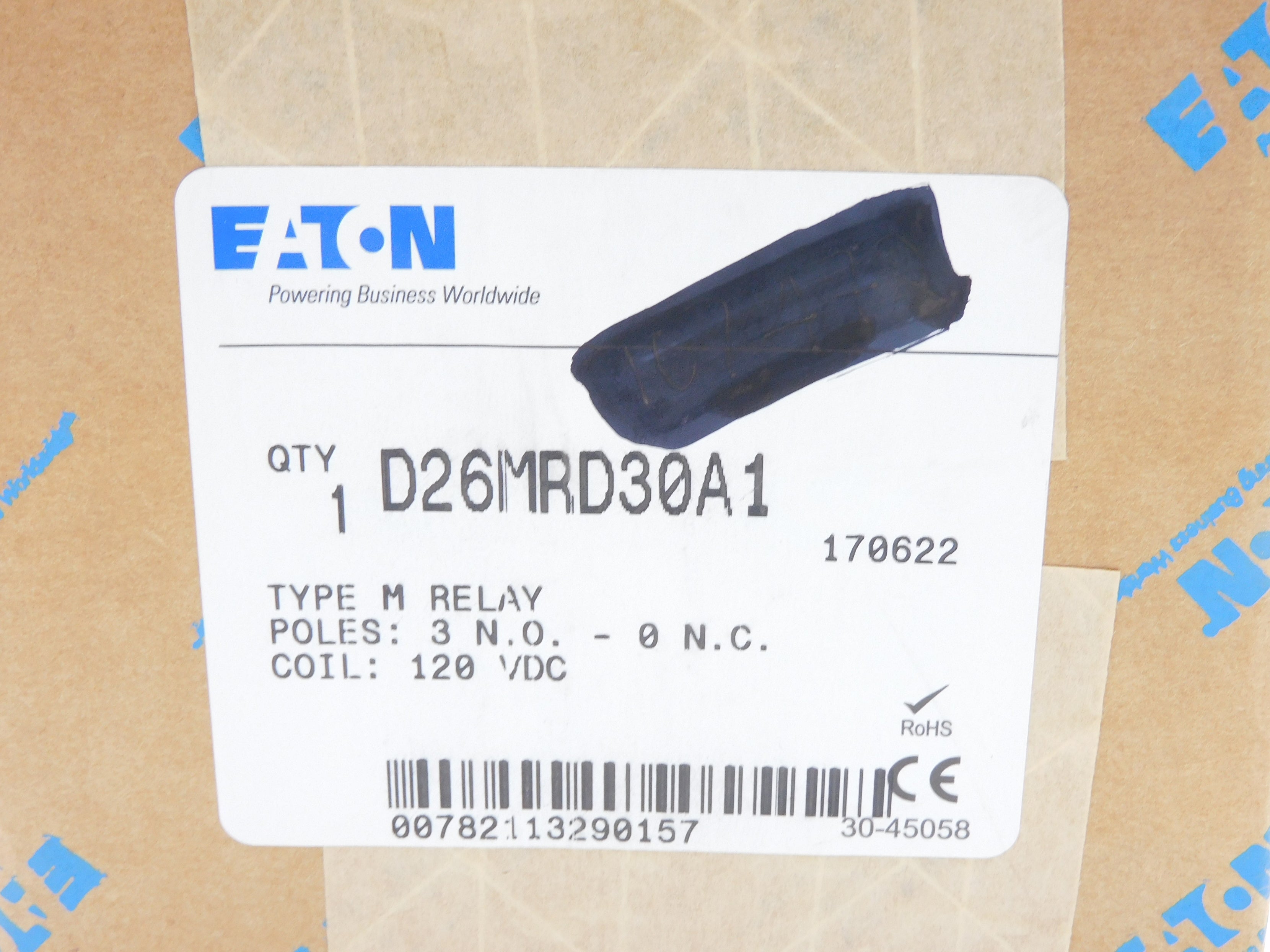 EATON D26MRD30A1 120VDC NSFS