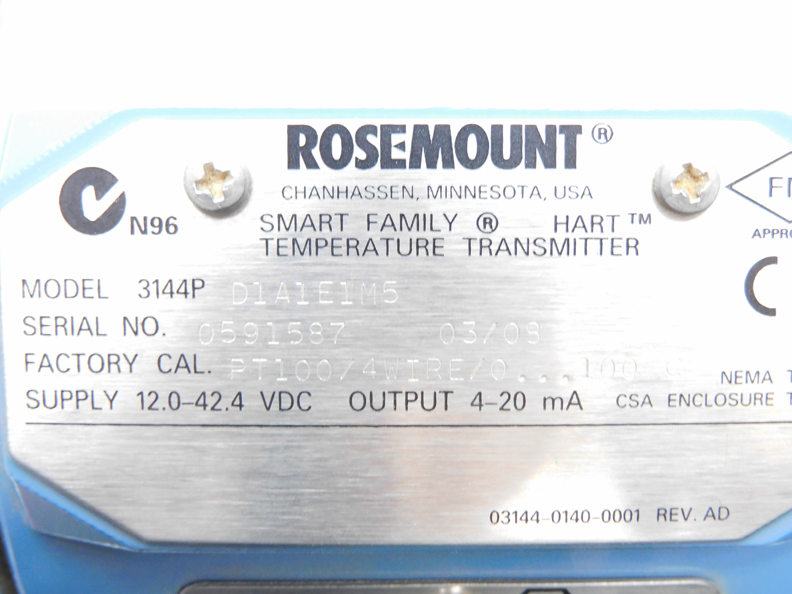 ROSEMOUNT 3144PD1A1E1M5 NSNP