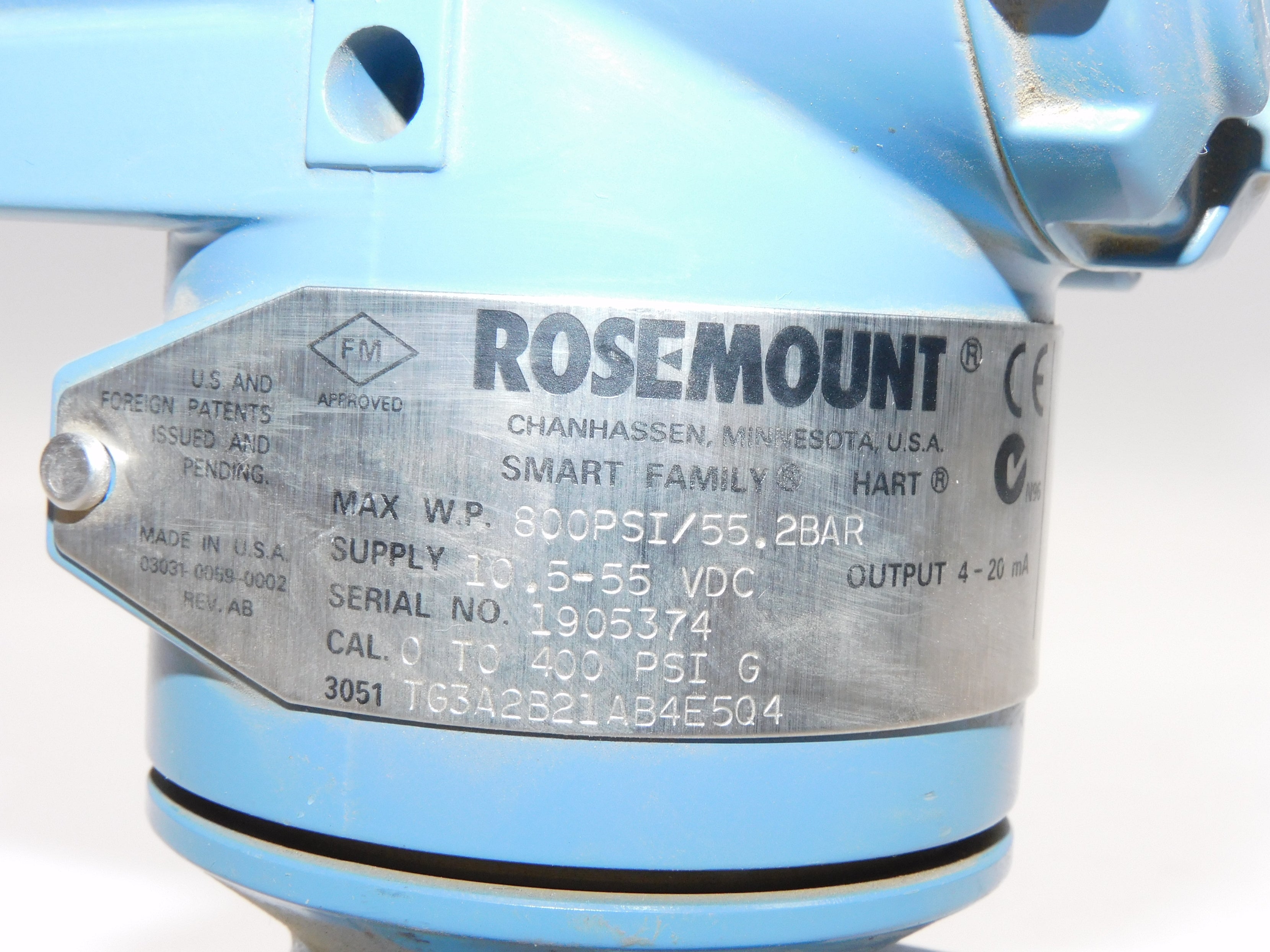 ROSEMOUNT 3051TG3A2B21AB4E5Q4 NSNP