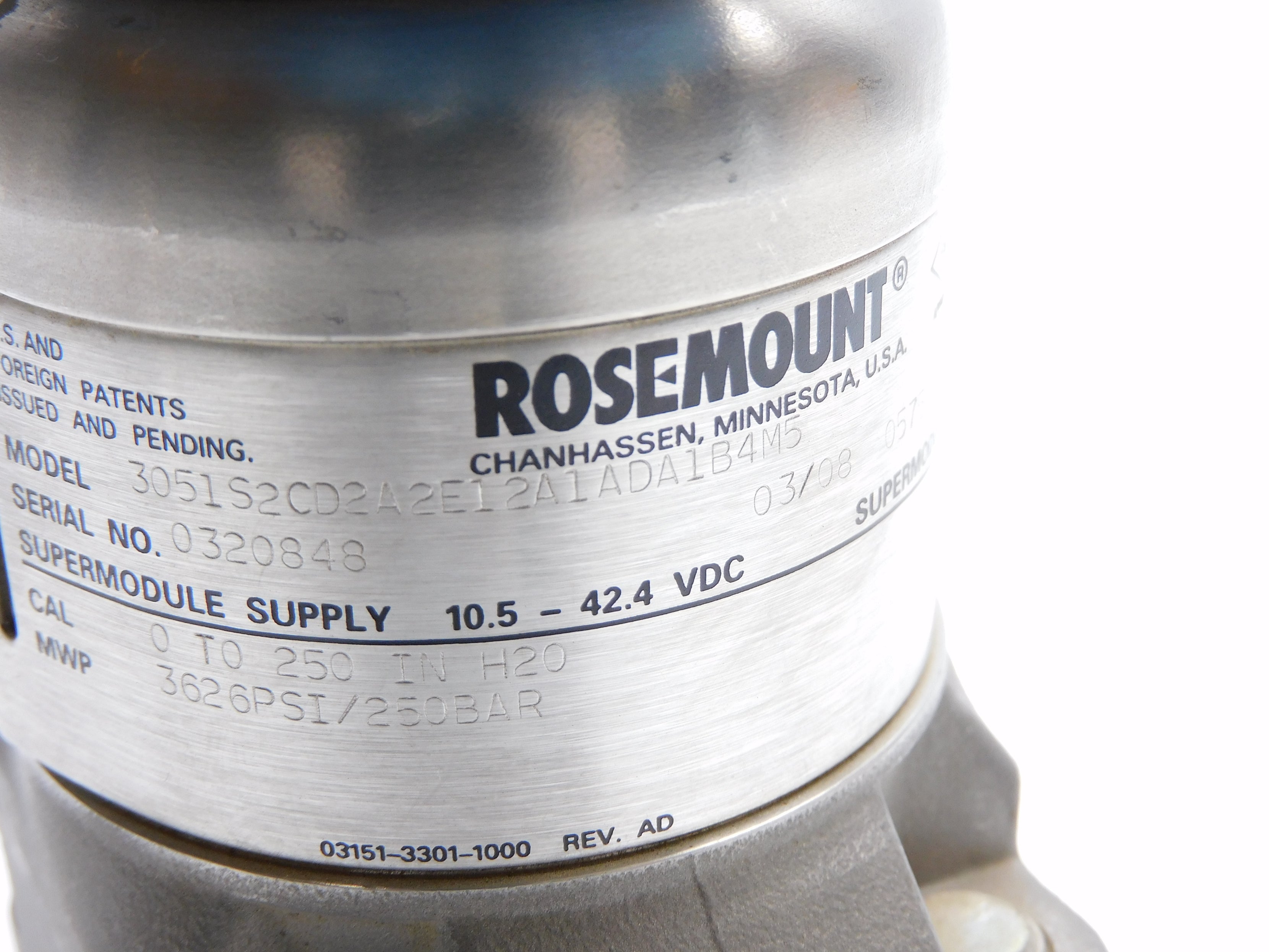 ROSEMOUNT 3051S2CD2A2E12A1ADA1B4M5 NSNP