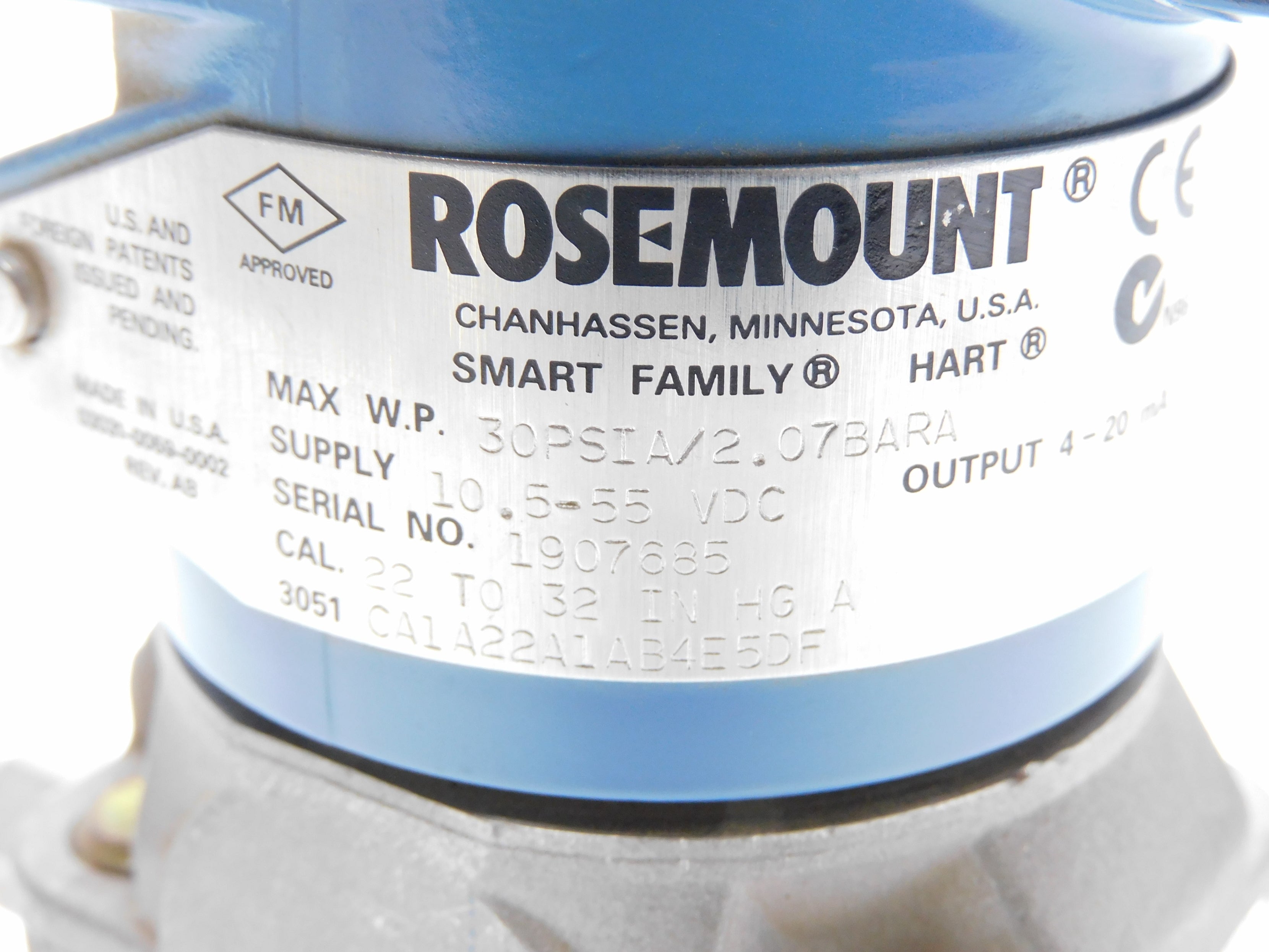 ROSEMOUNT 3051CA1A22A1AB4E5DF NSNP
