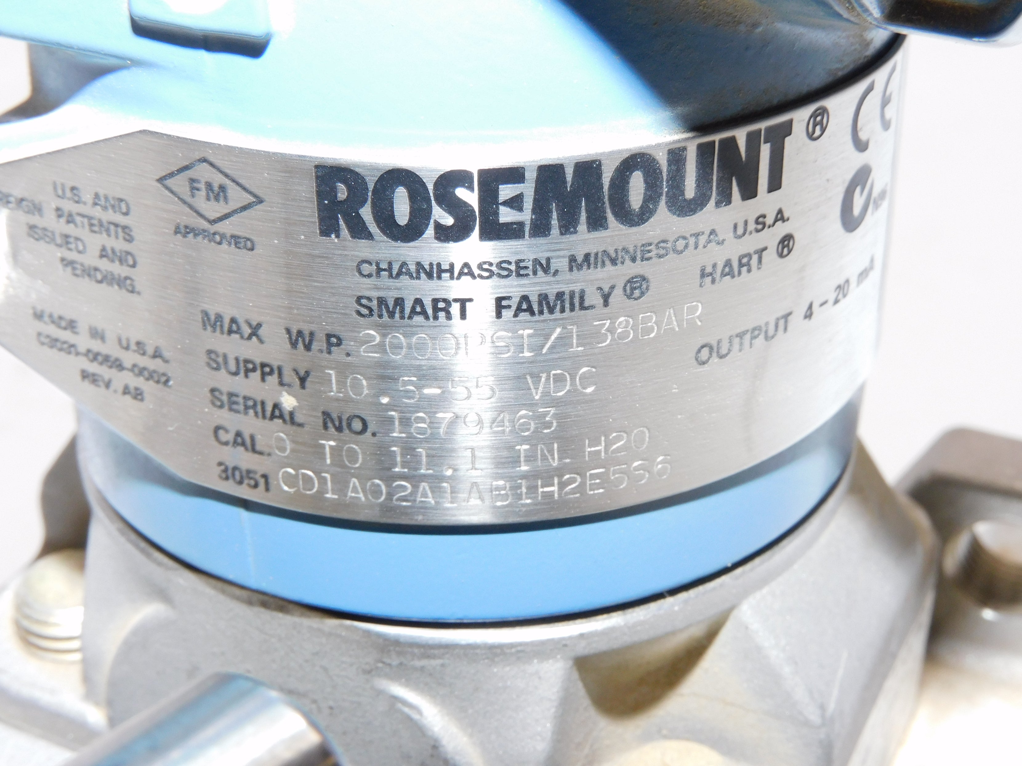 ROSEMOUNT 3051CD1A02A1AB1H2E5S6 NSNP