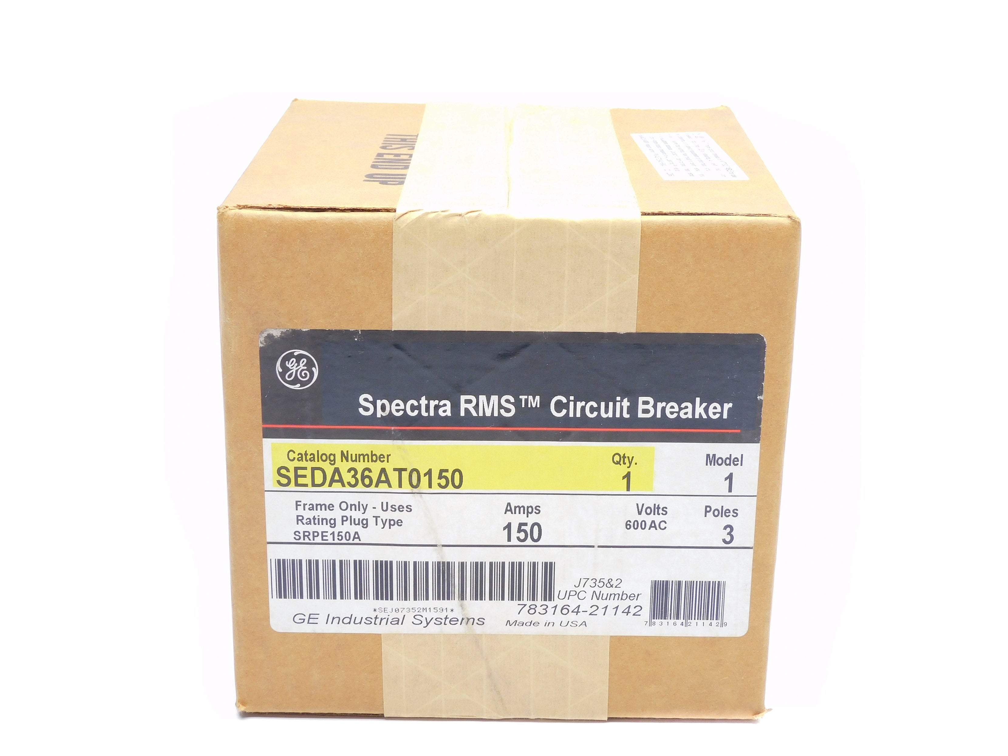 GENERAL ELECTRIC SEDA36AT0150 150A 600VAC NSFS