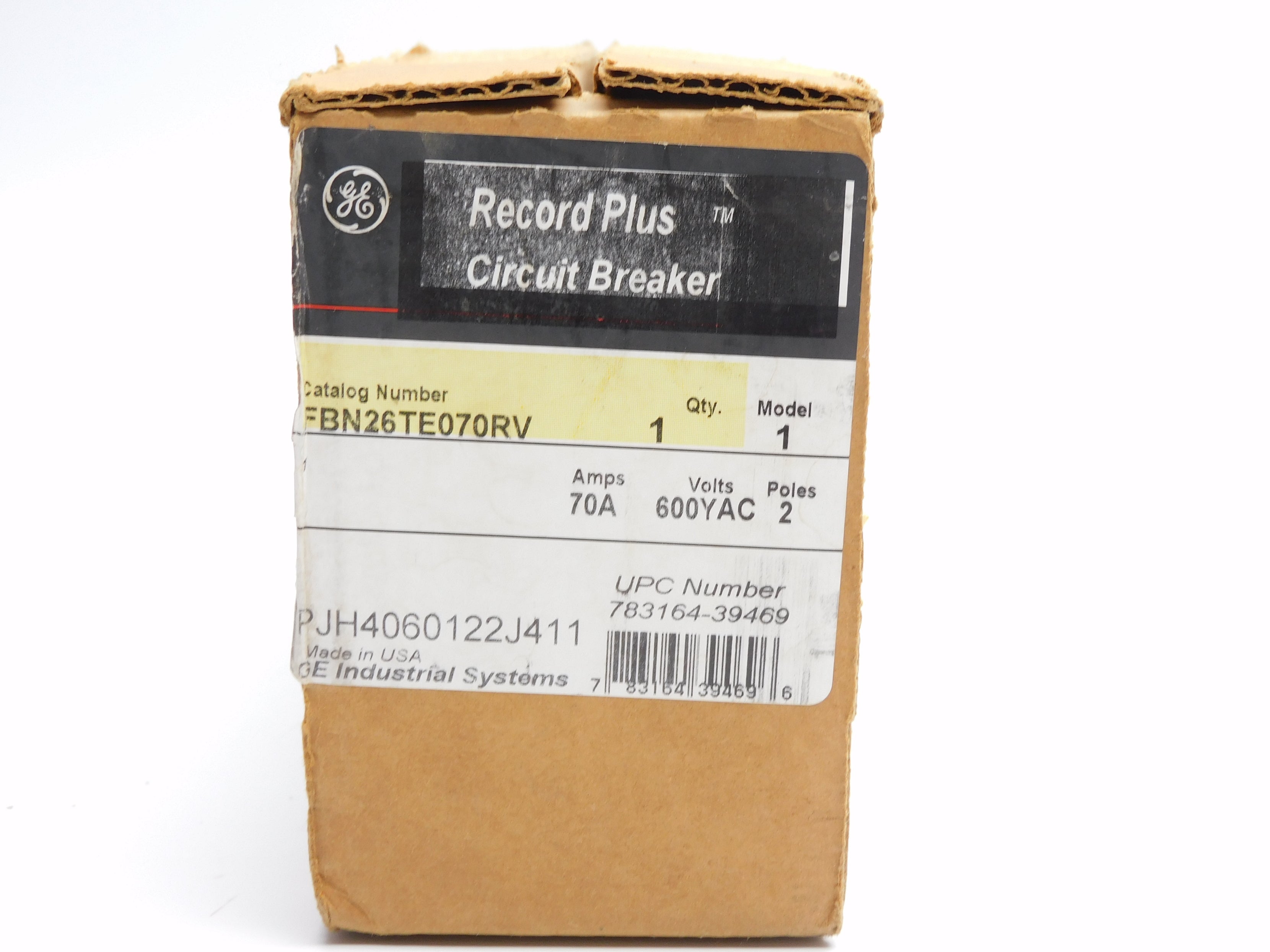 GENERAL ELECTRIC FBN26TE070RV 70A 480V NSMP