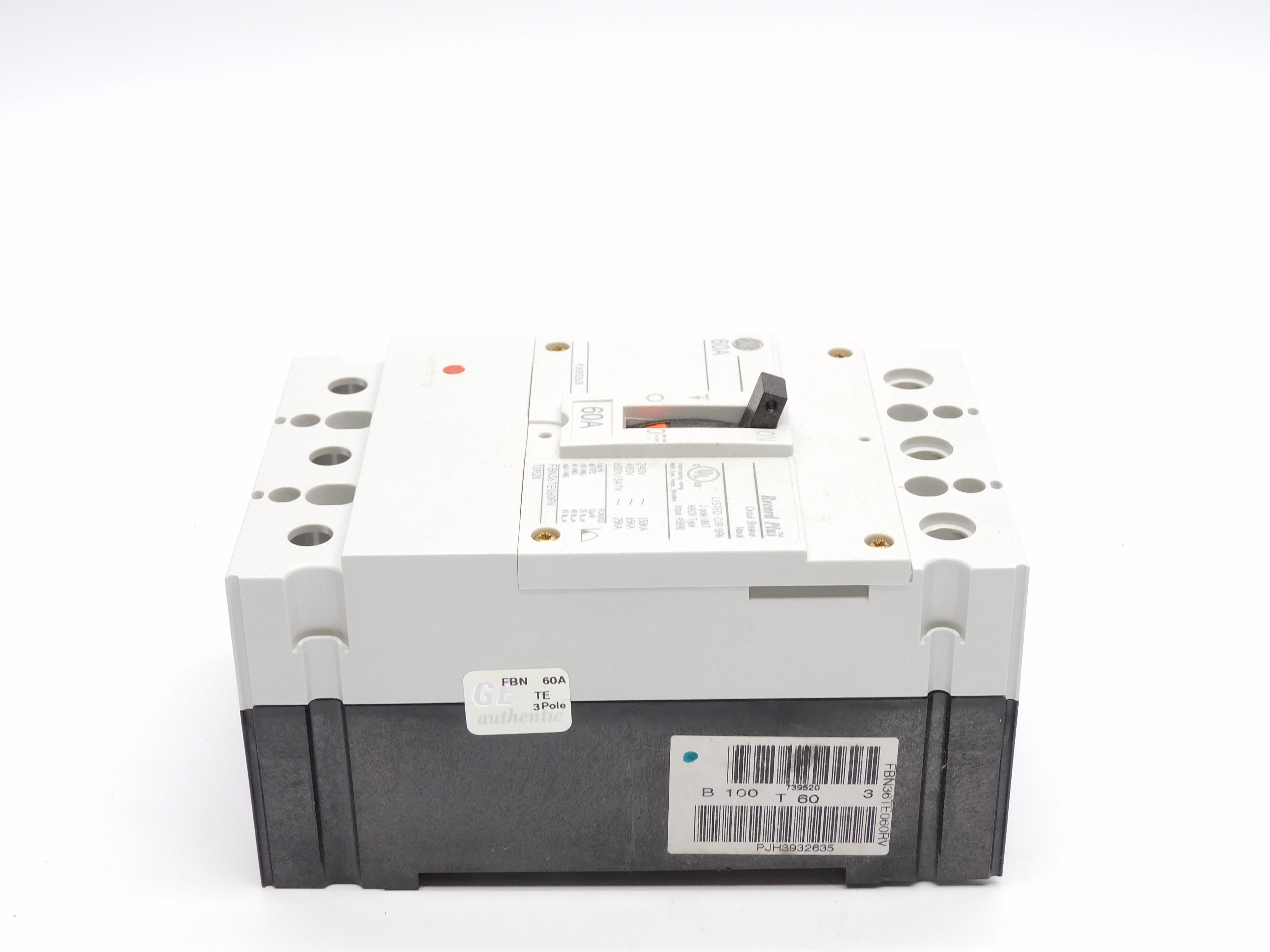 GENERAL ELECTRIC FBN36TE060RV 60A 480V NSMP