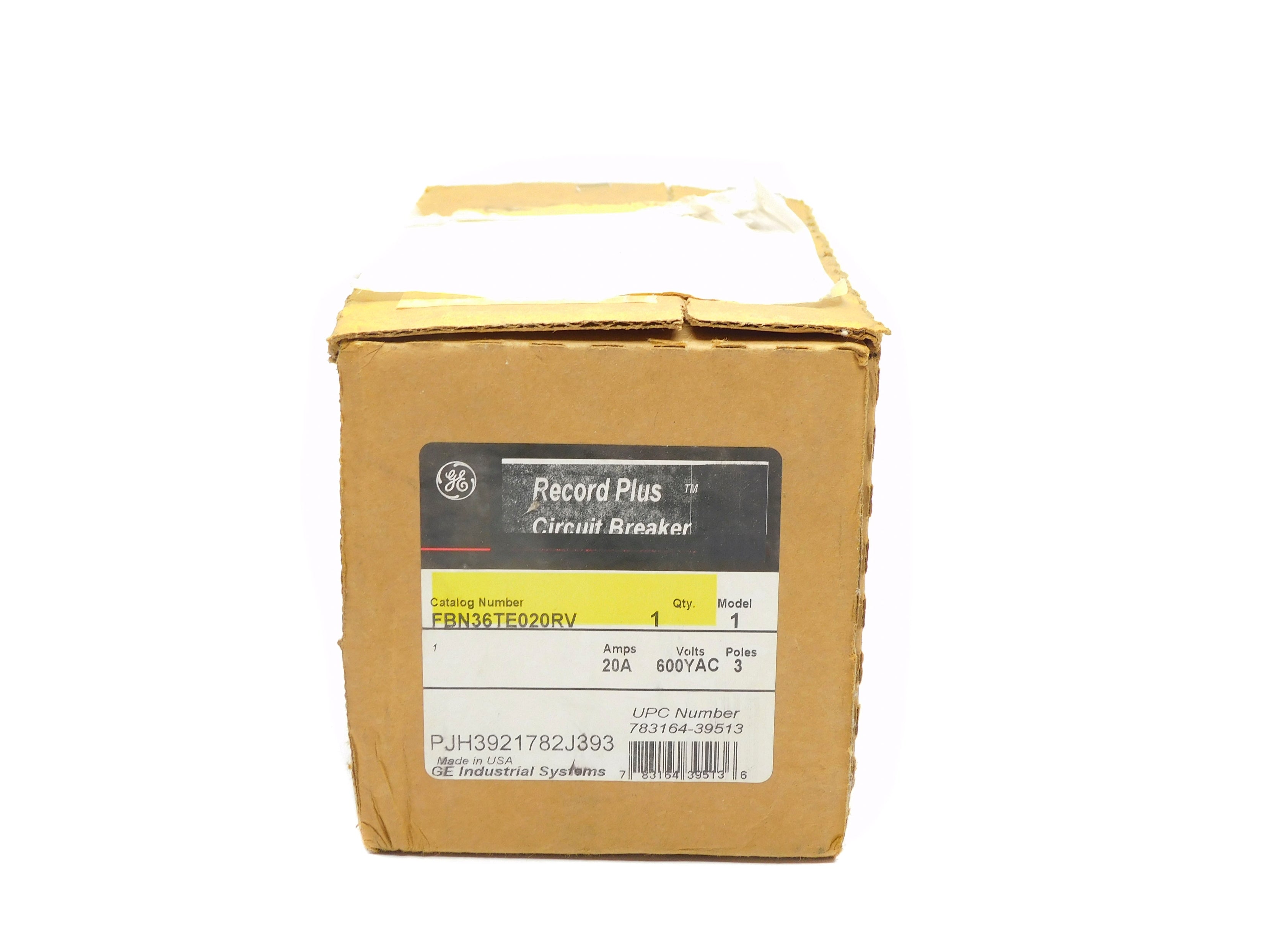 GENERAL ELECTRIC FBN36TE020RV 20A 600YACV NSFS