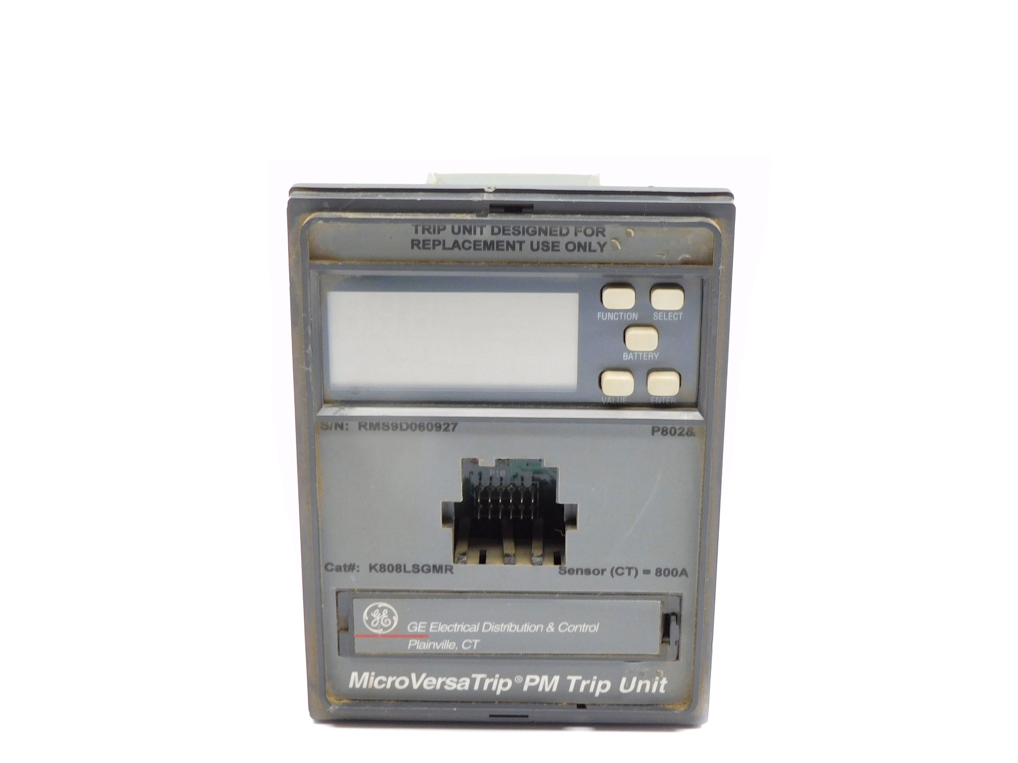 GENERAL ELECTRIC K808LSGMR (NO TRIP) UNMP