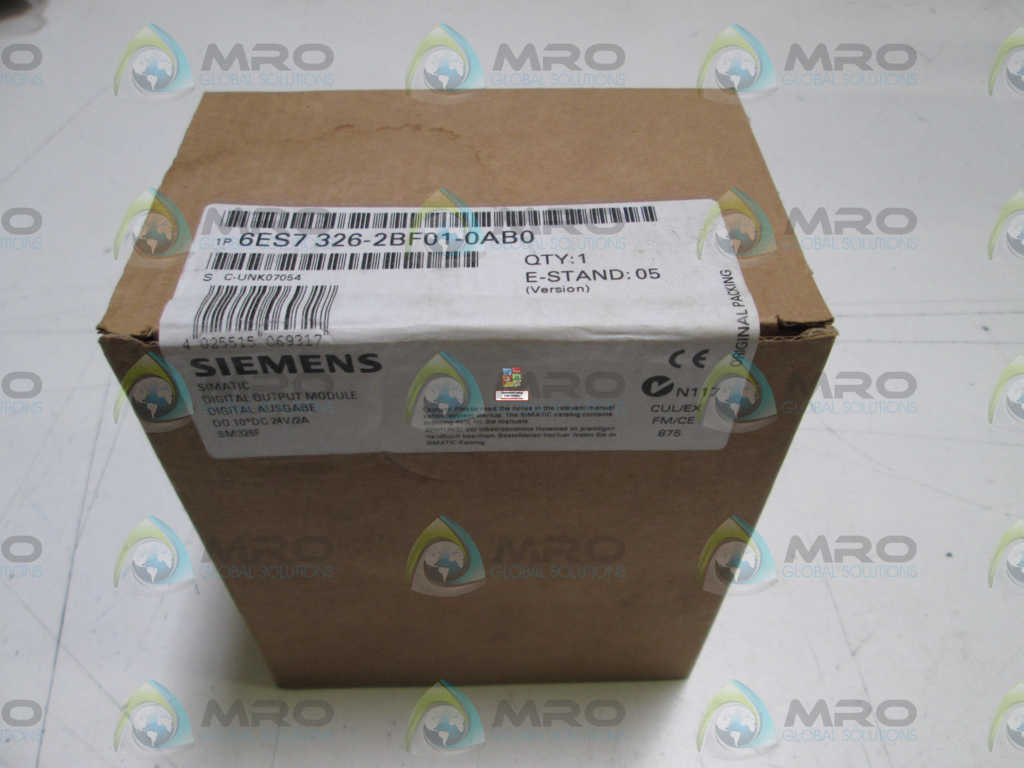 SIEMENS 6ES7326-2BF01-0AB0 OUTPUT MODULE *FACTORY SEALED*