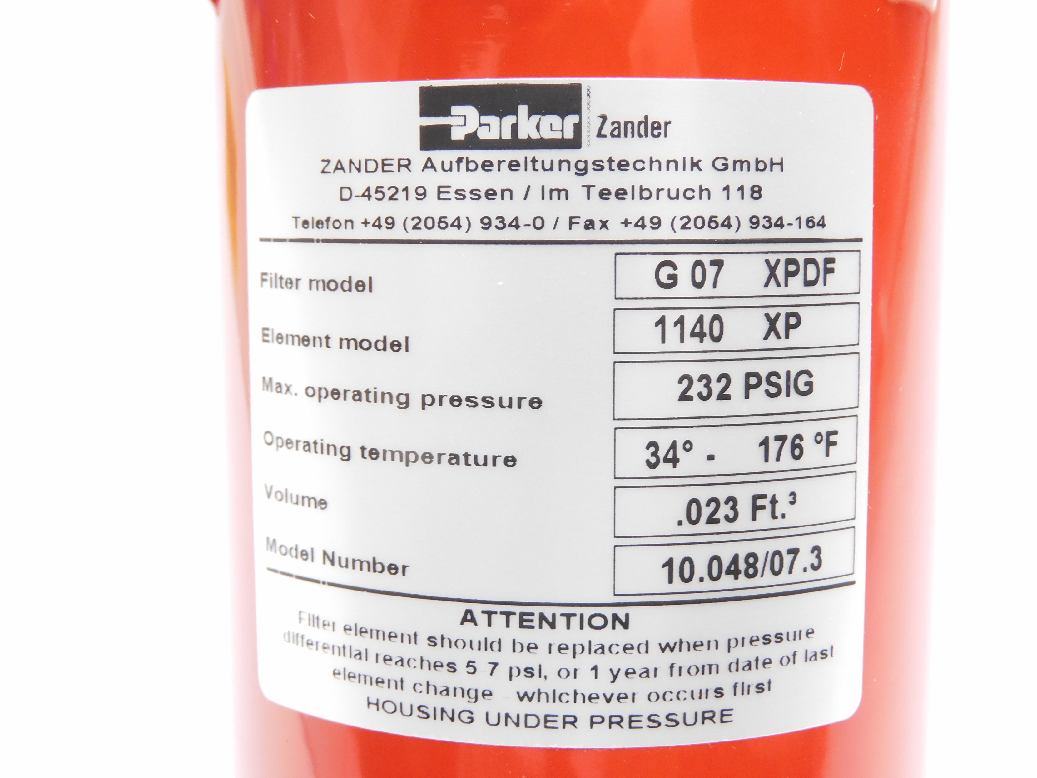 PARKER G7XPDF NSMP