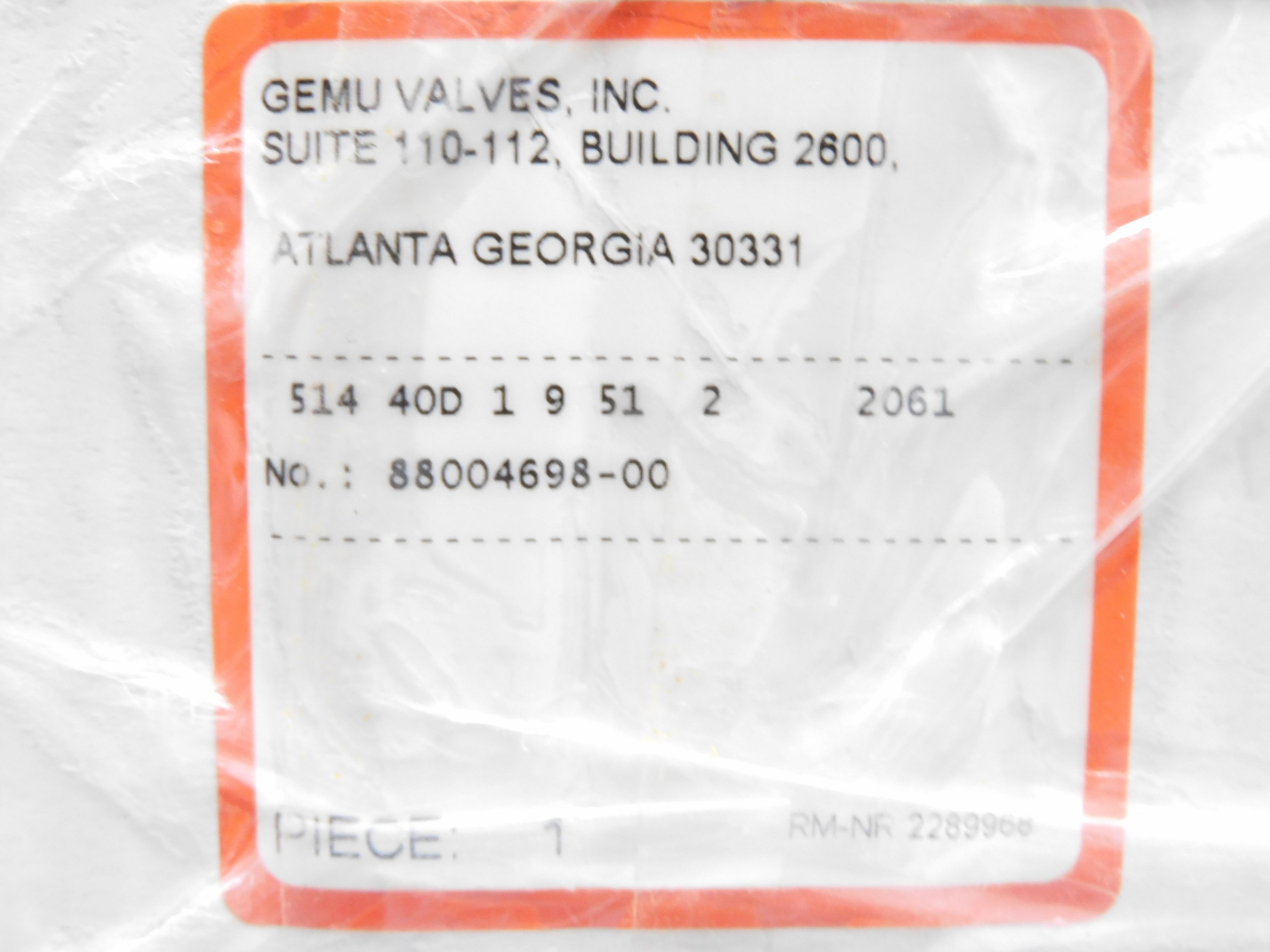 GEMU 51440D19512 NSMP