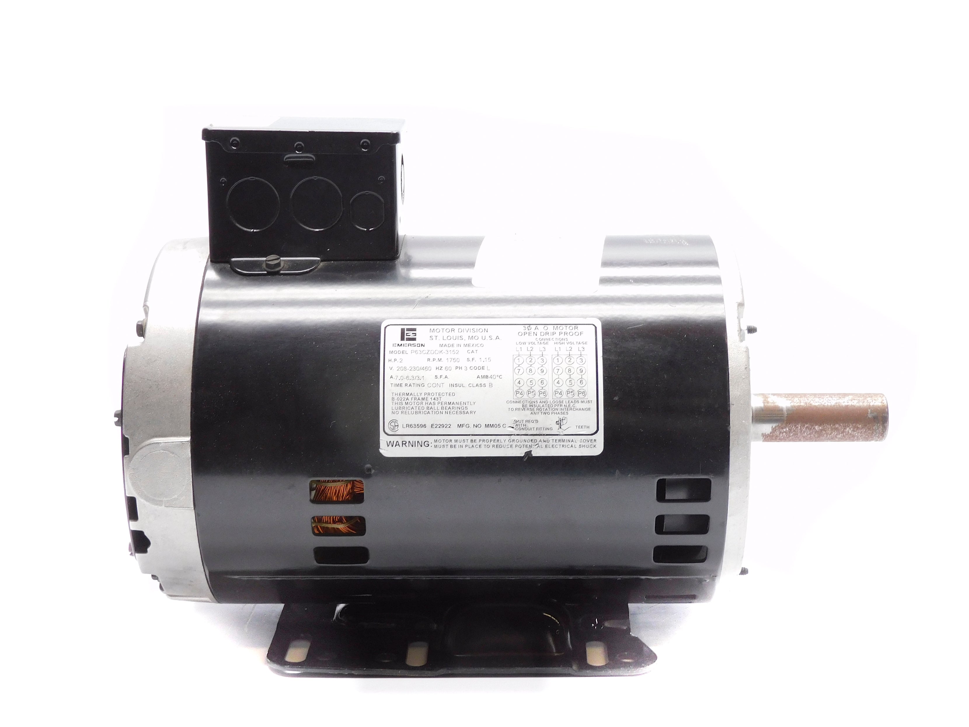 EMERSON P63CZDDK-3152 UNMP