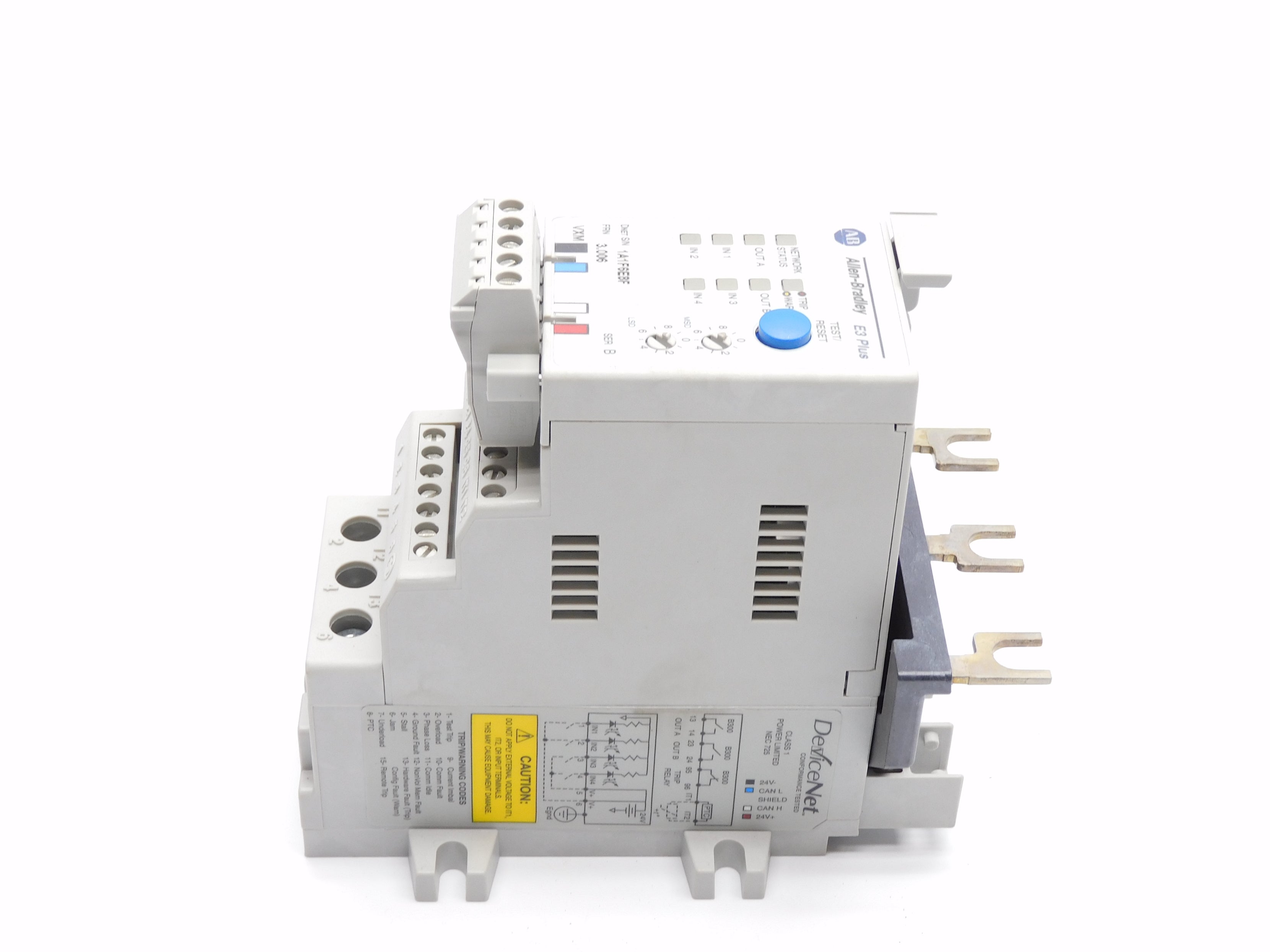 ALLEN BRADLEY 592-EC2PC SER. B F/W 3.006 600VAC 0.4-2.0A NSNP