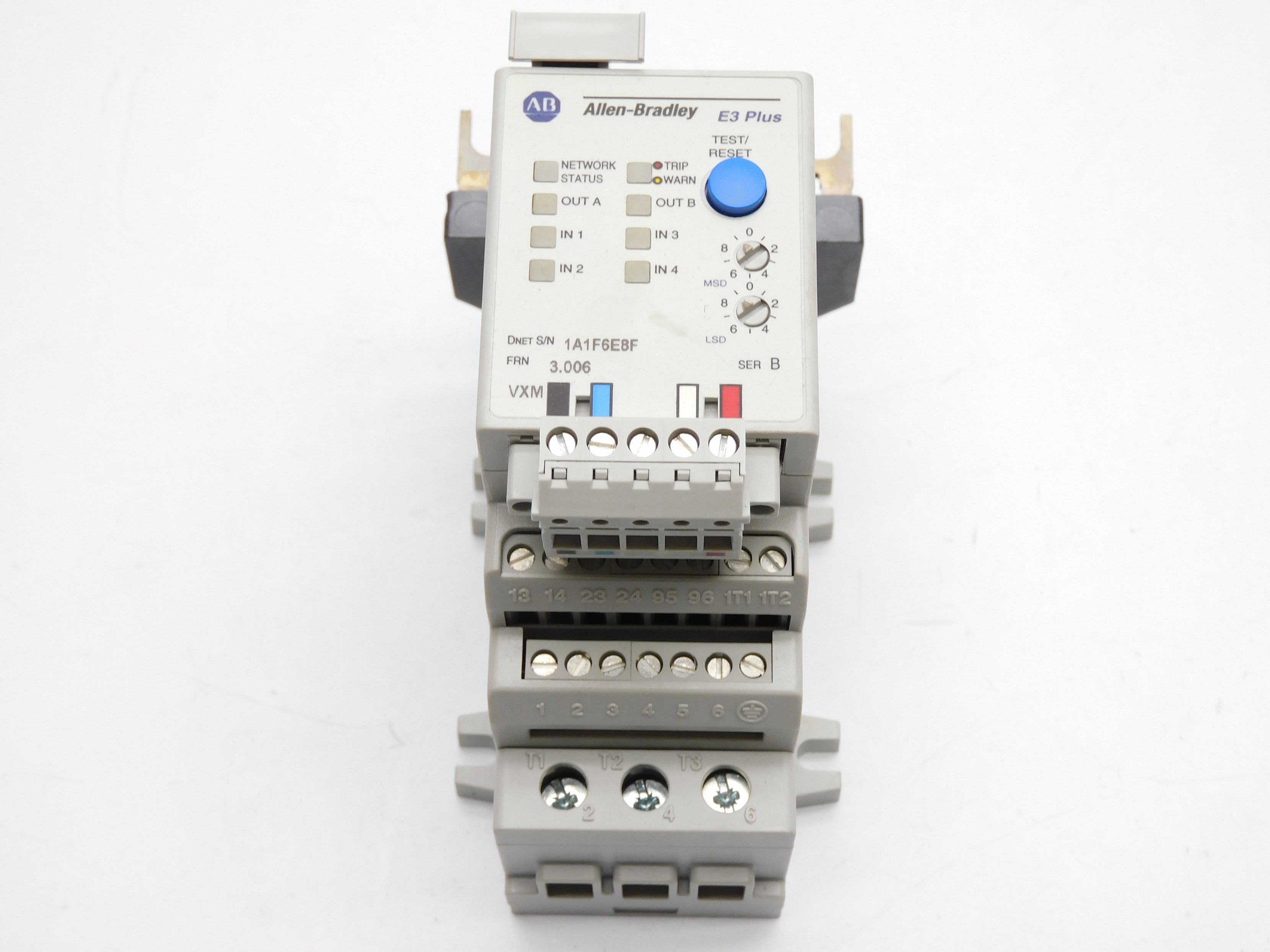 ALLEN BRADLEY 592-EC2PC SER. B F/W 3.006 600VAC 0.4-2.0A NSNP