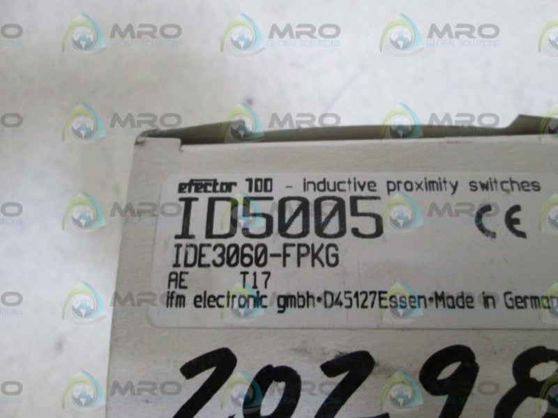 IFM EFECTOR ID5005 INDUCTIVE PROXIMITY SENSOR * NEW IN BOX *