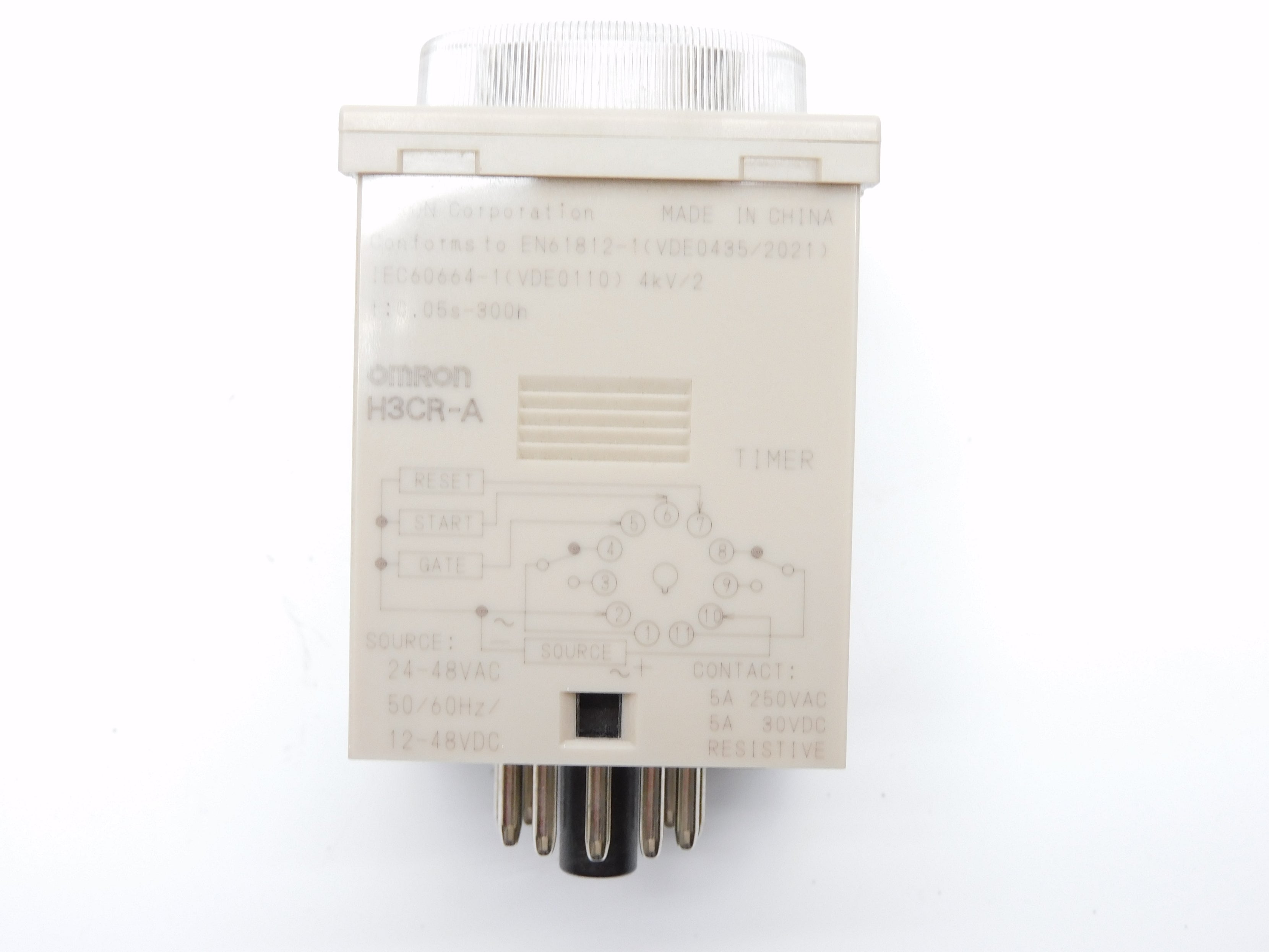 OMRON H3CR-A 24-48VAC 12-48VDC 5A NSMP