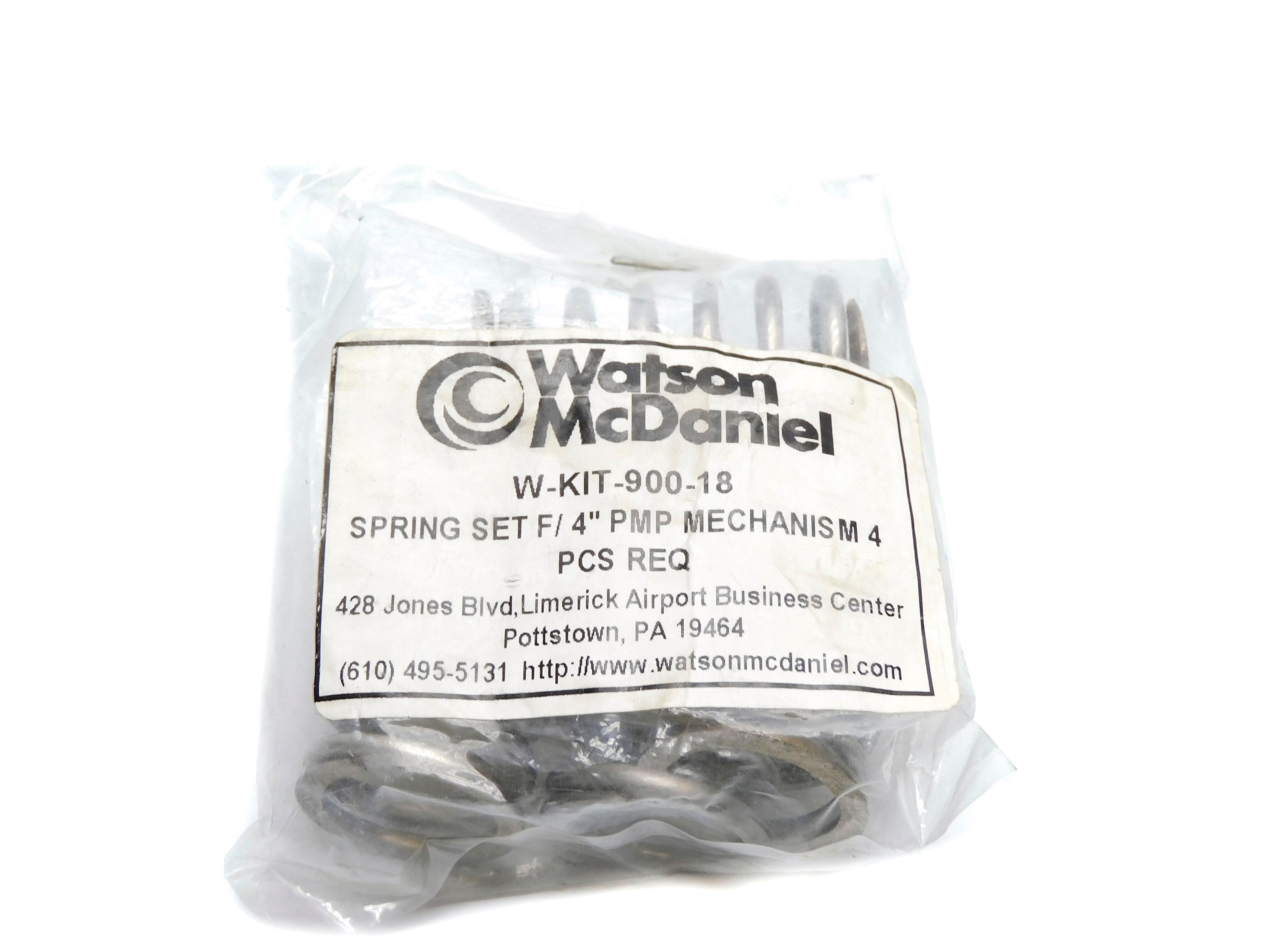 WATSON MCDANIEL W-KIT-900-18 (PKG OF 4) 4" NSMP