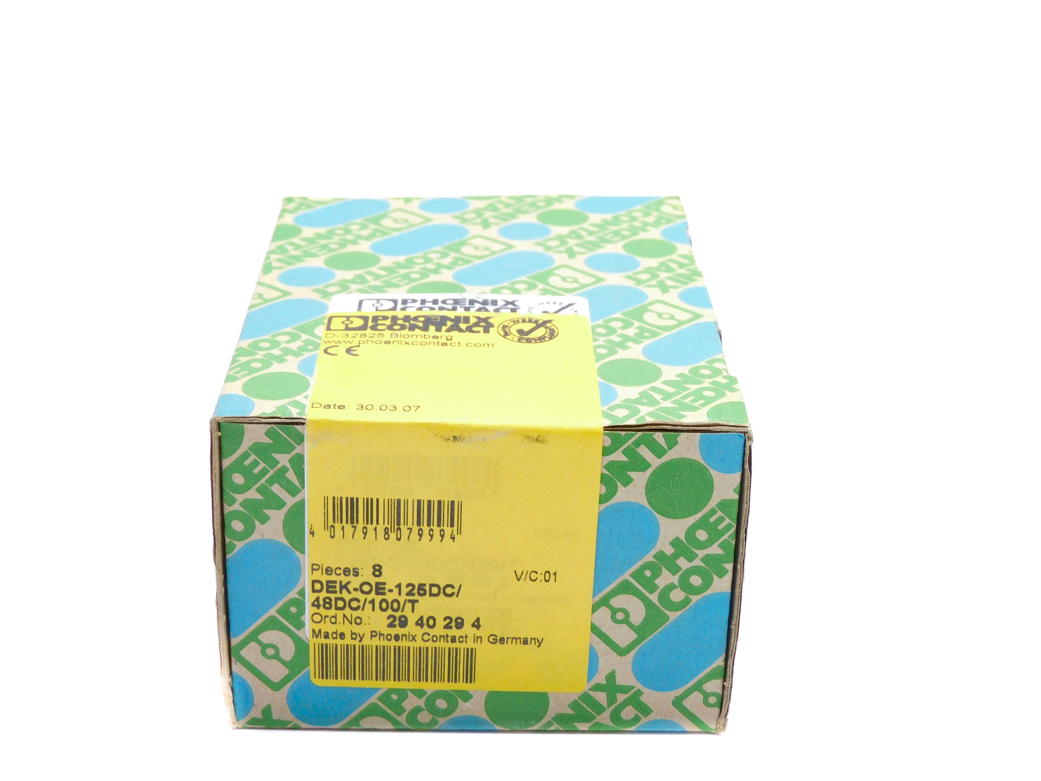 PHOENIX CONTACT DEK-OE-125DC/48DC/100/T (PKG OF 8) NSFS