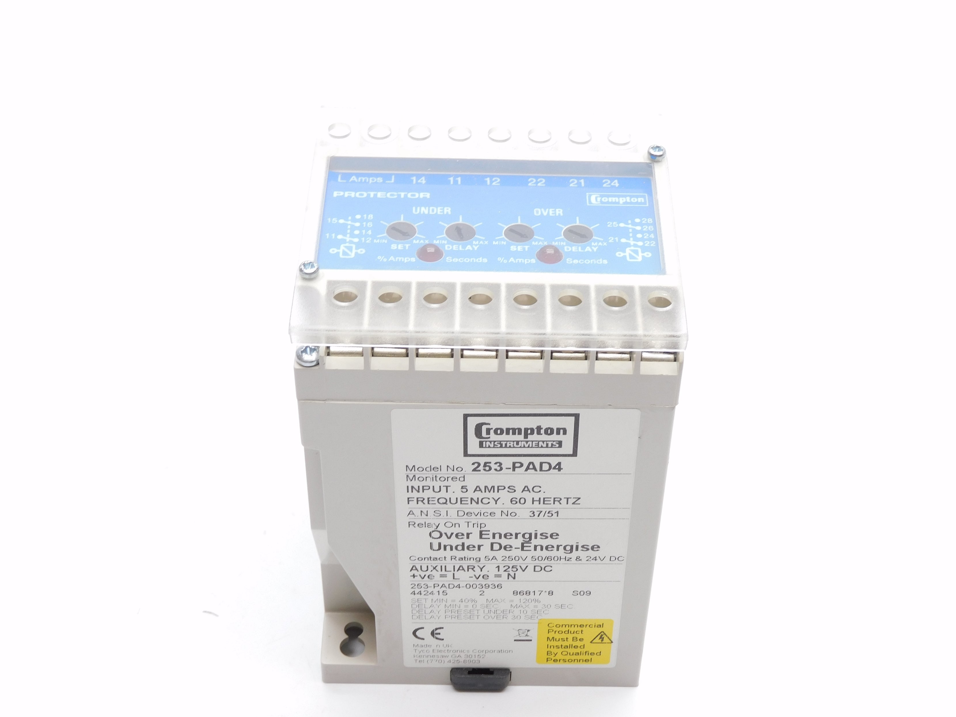 CROMPTON 253-PAD4-003936 125VDC 5A  NSMP