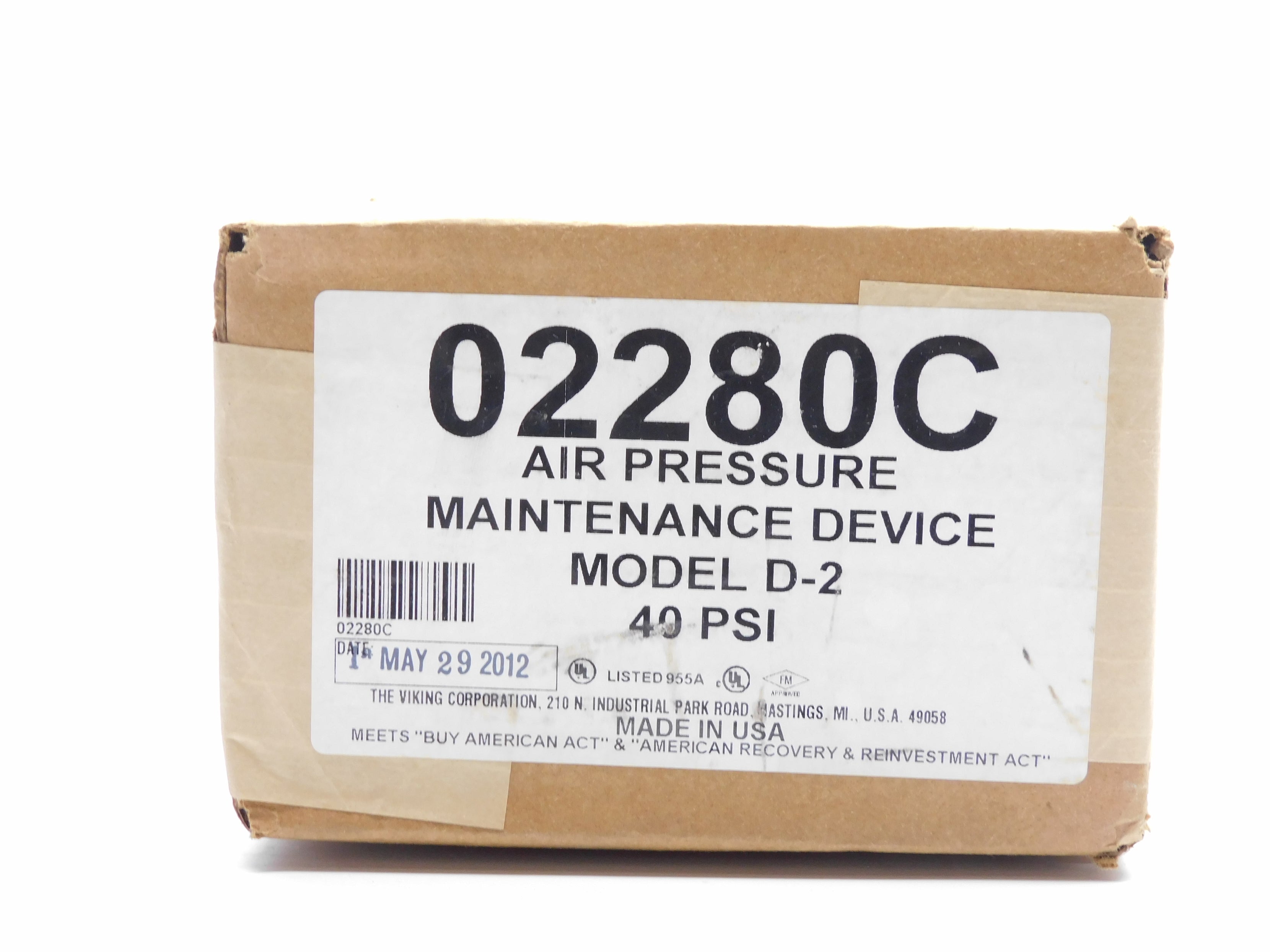 VIKING 02280C 40PSI NSFS